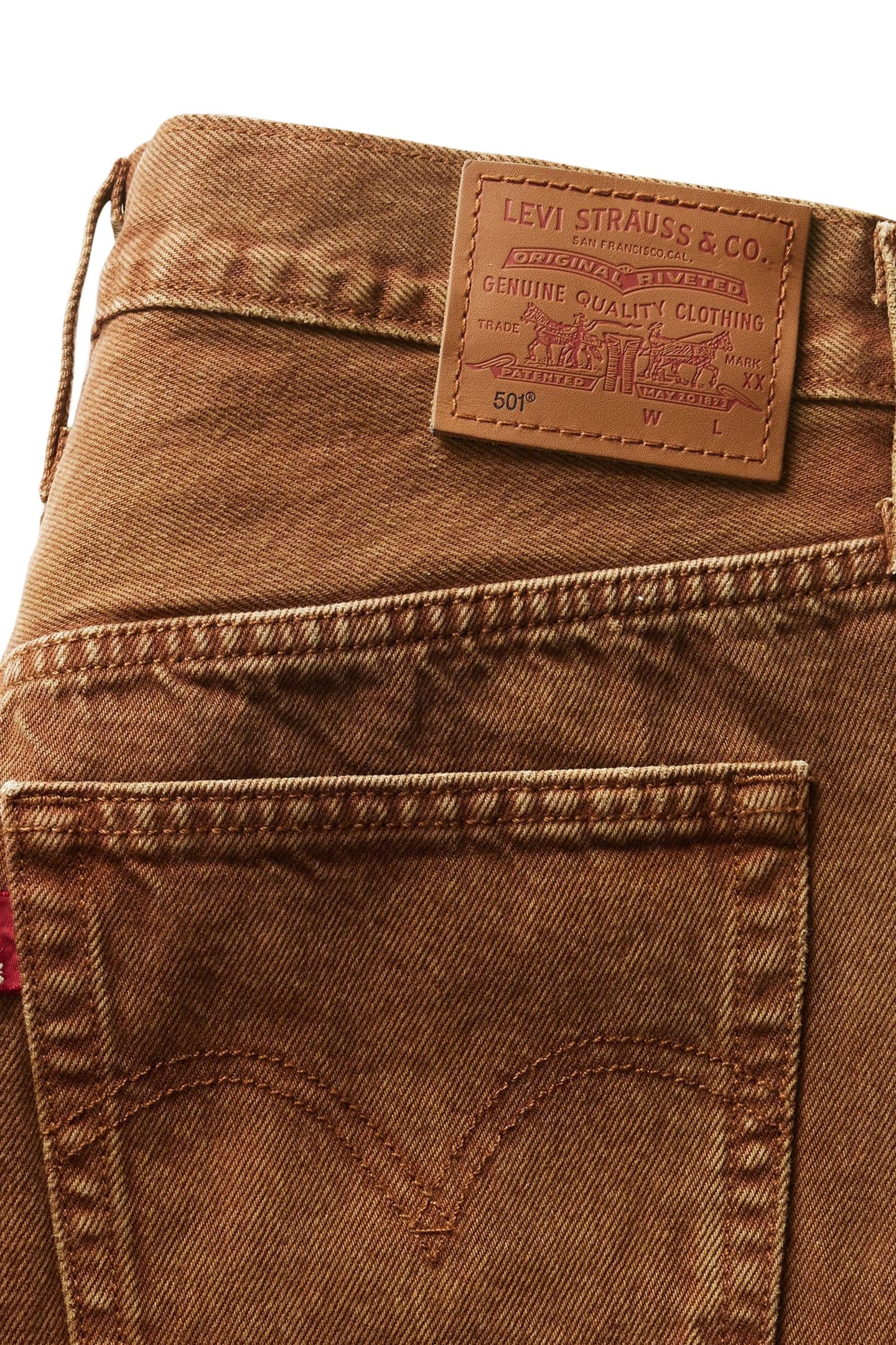 501® MID THIGH SHORTS BROWN 7