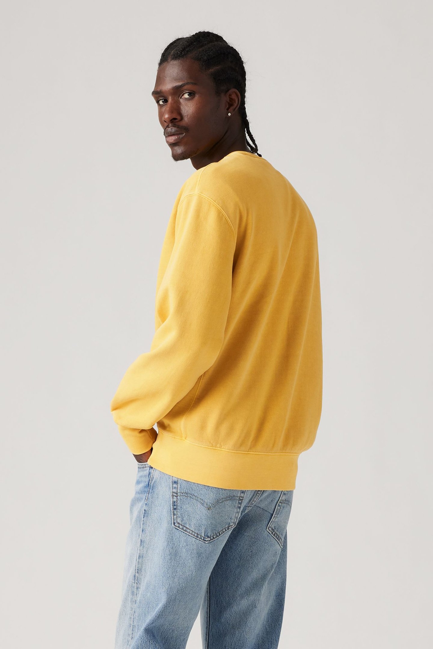 AUTHENTIC CREWNECK SWEATSHIRT YELLOW 2