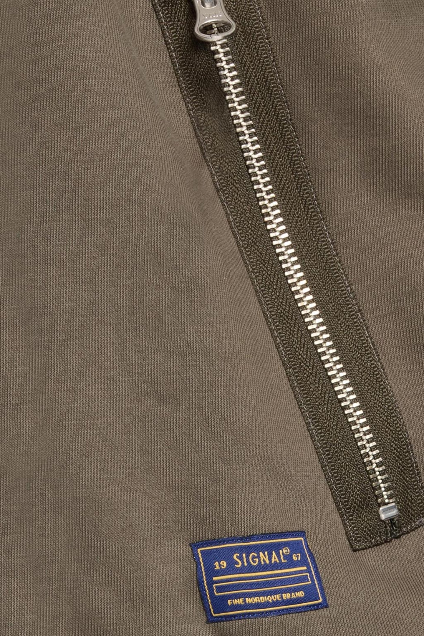 MIKKELSI ZIP CARDIGAN GREEN WOOD 7