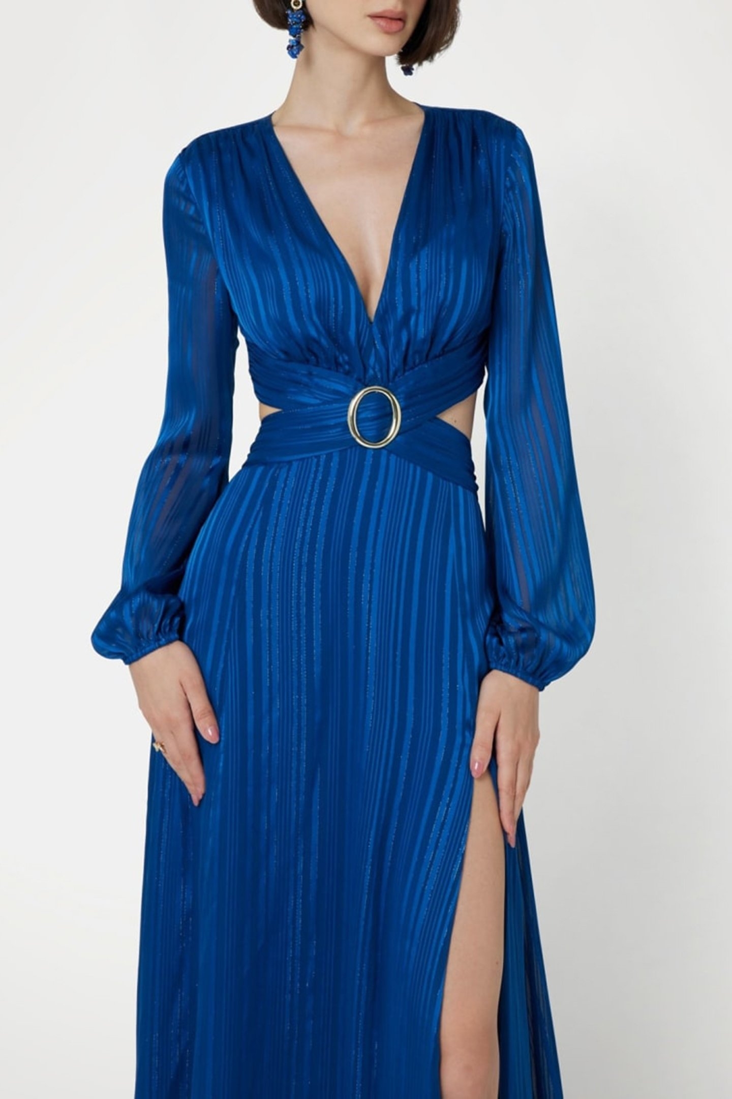 LUISE LONG DRESS BLUE MAYA 4