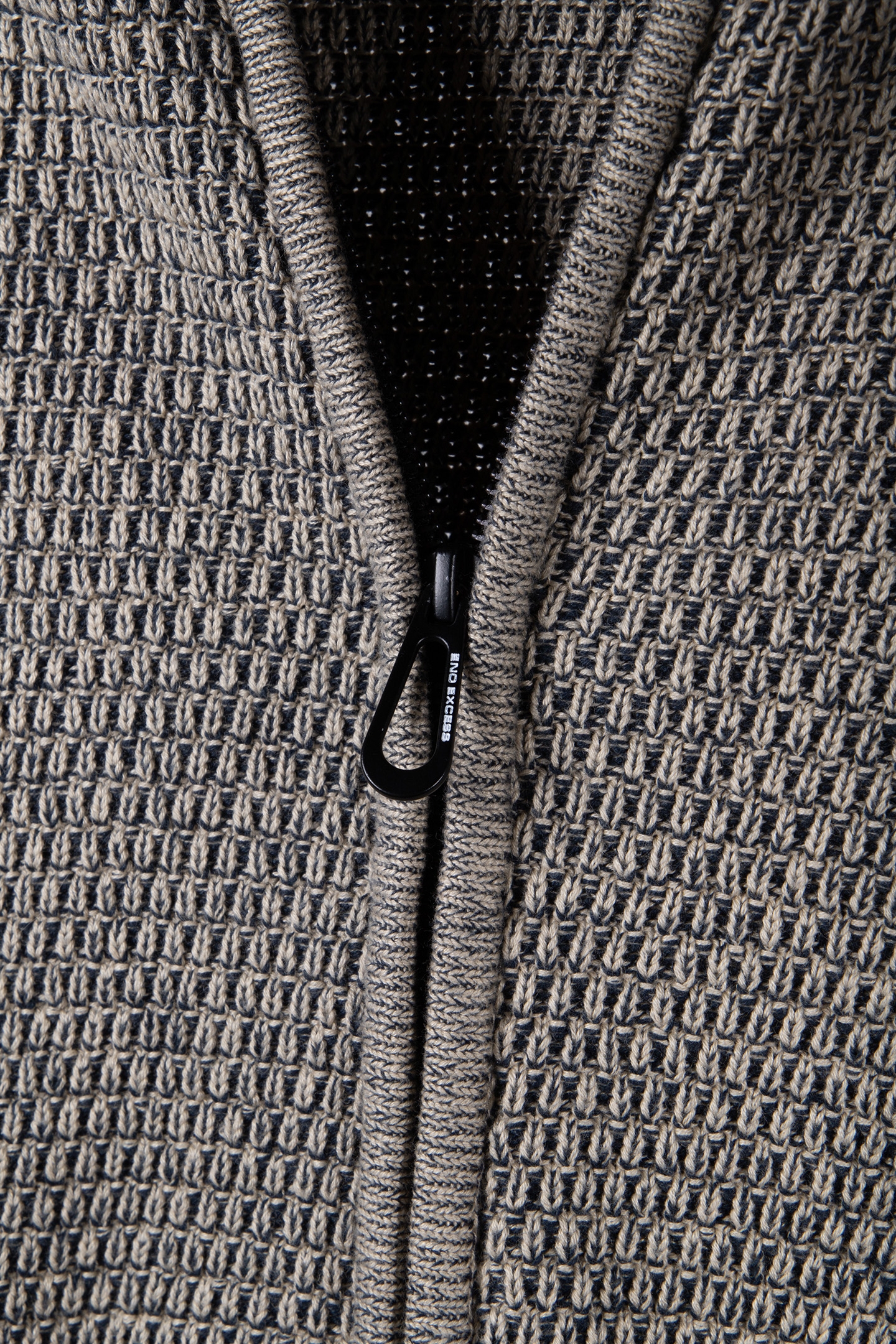 CARDIGAN 2 COLOURED MELANGE STONE 5