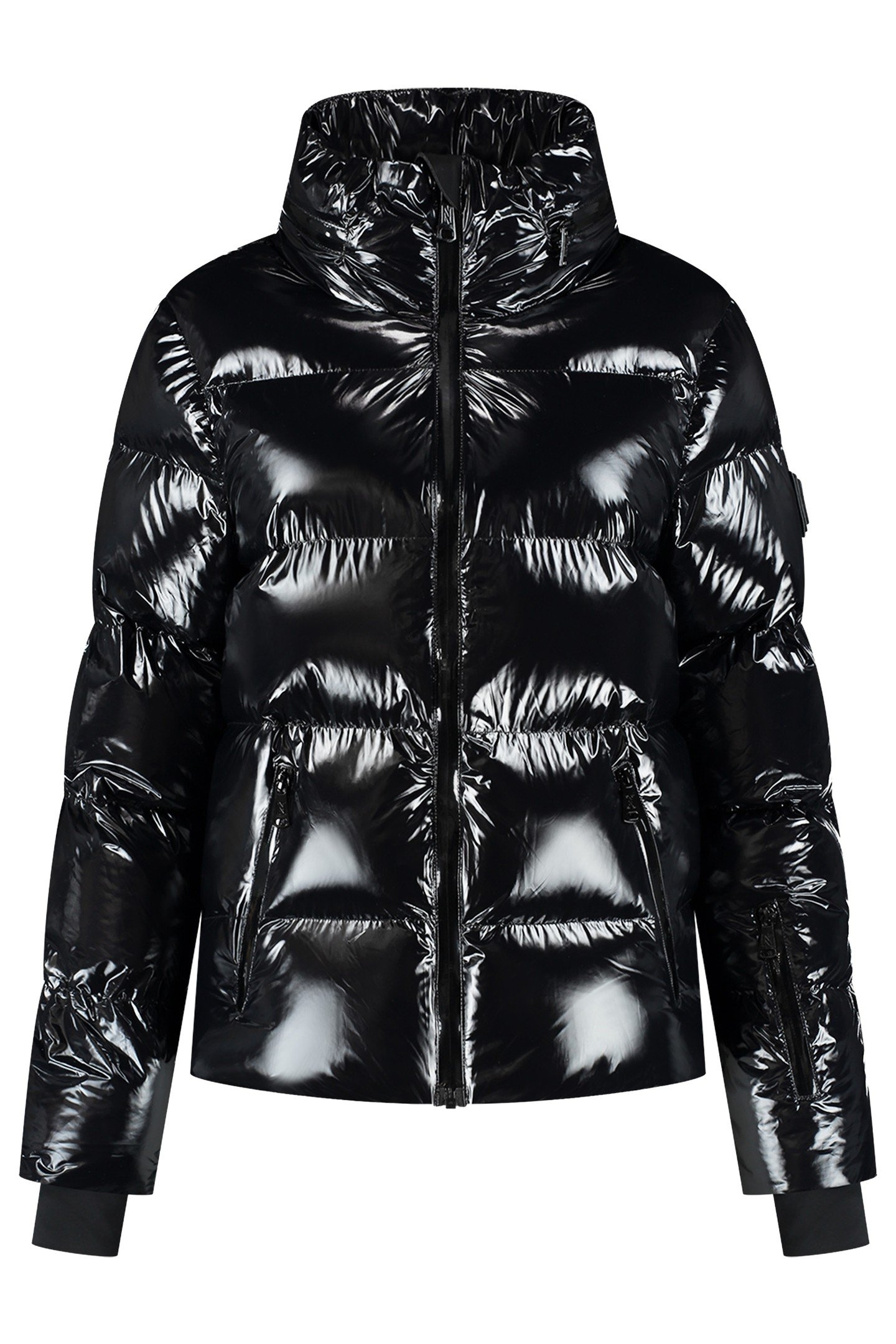 GSTAAD LAQUER SKI JACKET BLACK 1