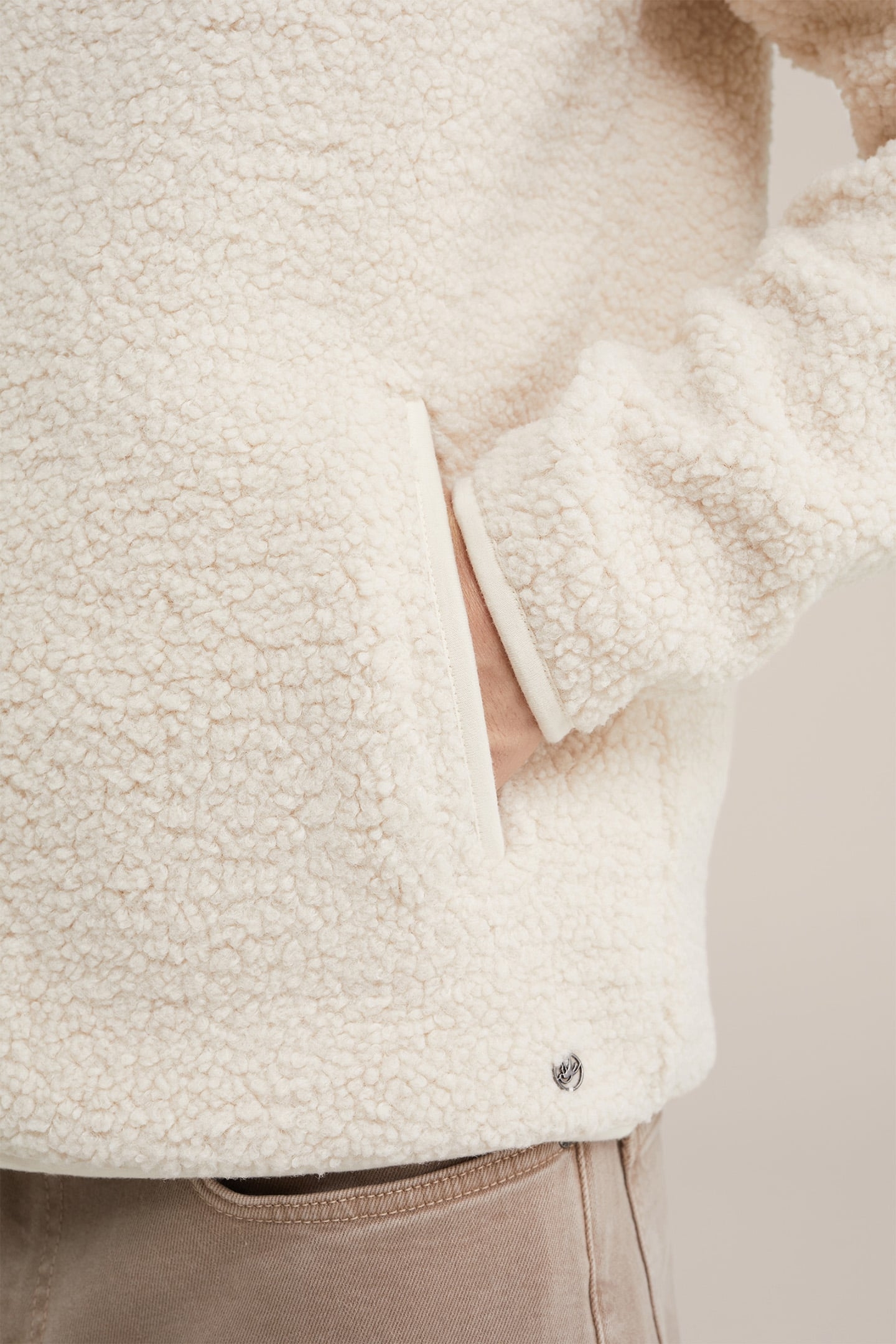 CARDIGAN WITH ZIPPER OFF-WHITE 6