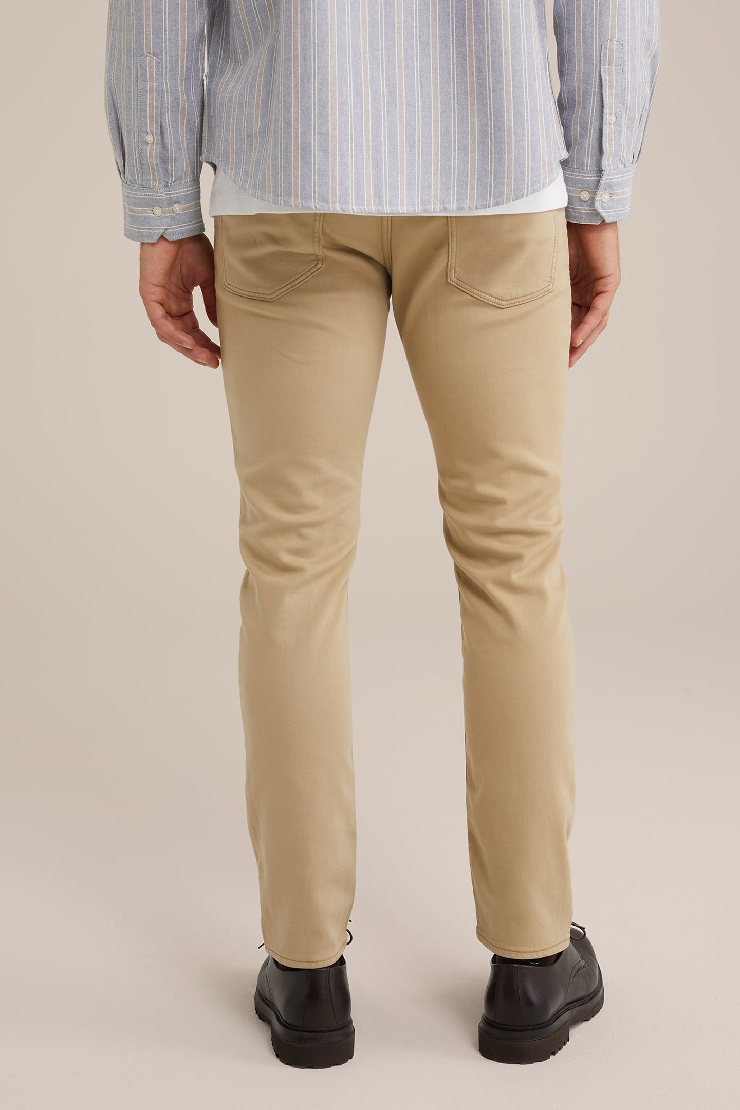 5-POCKET MID WAIST BEIGE 2