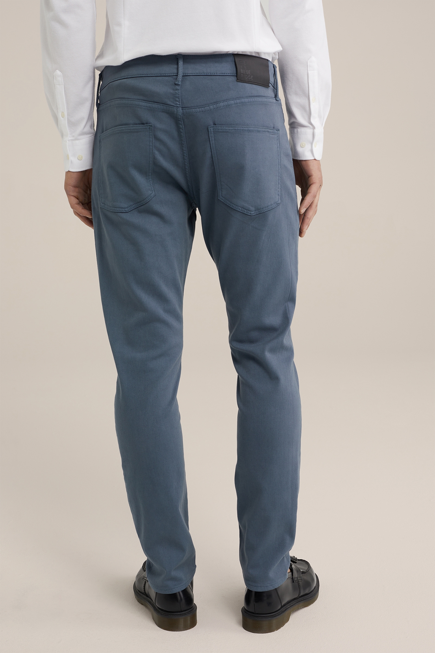 5-POCKET MID WAIST GREYISH BLUE 2