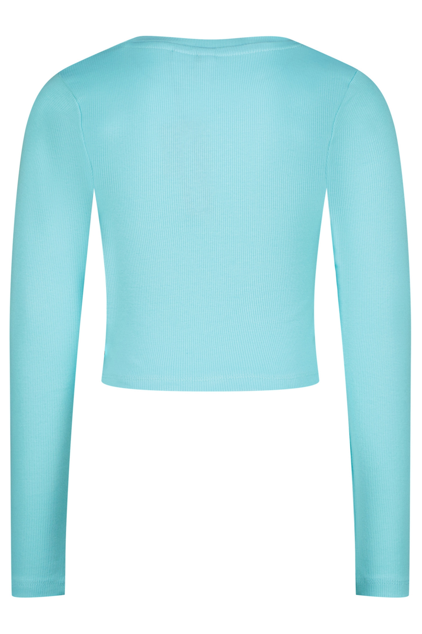 GIRLS G-BASIC-RIB LONGSLEEVE T-SHIRT ARTIC BLUE 2