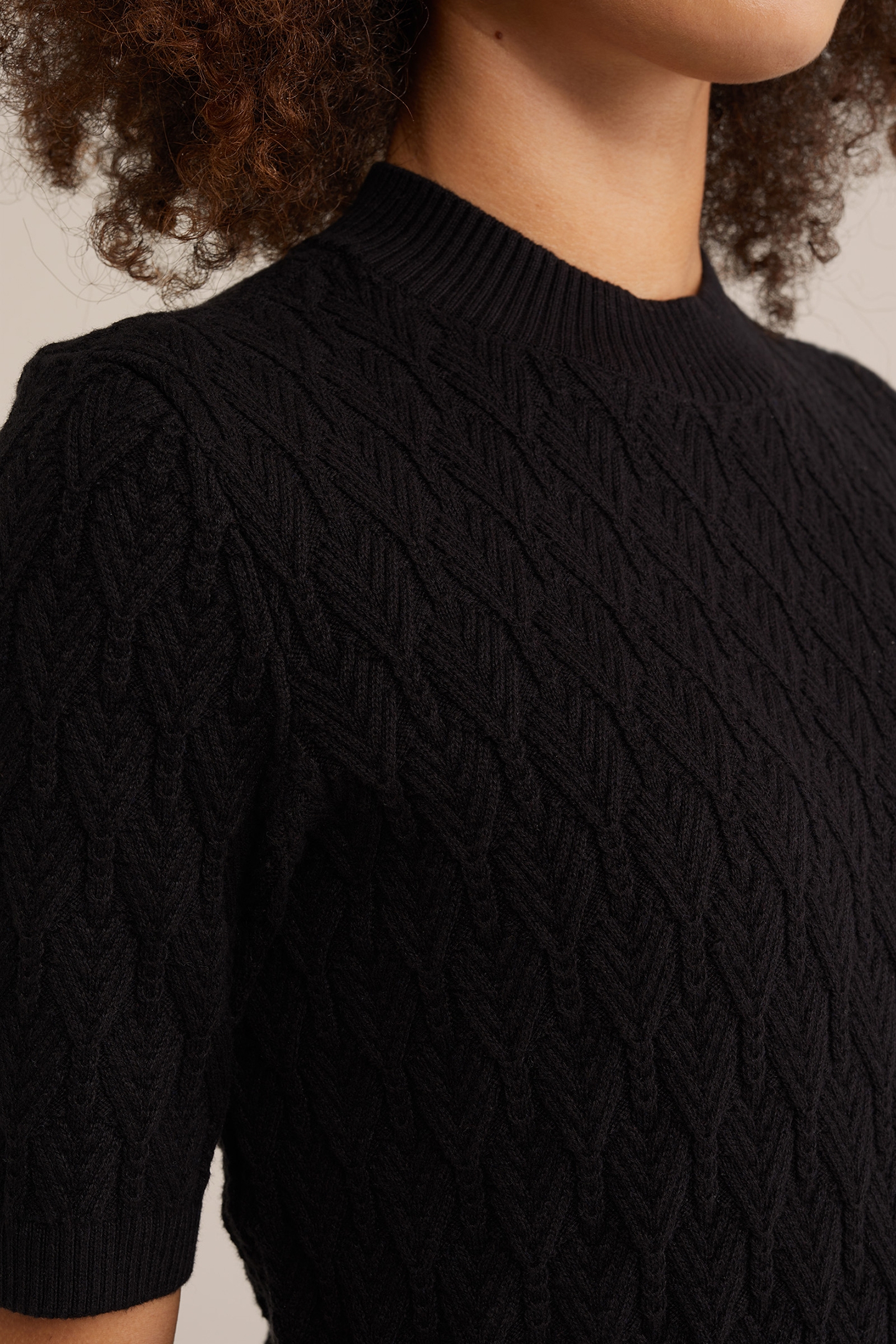 KNITTED PULLOVER BLACK 5