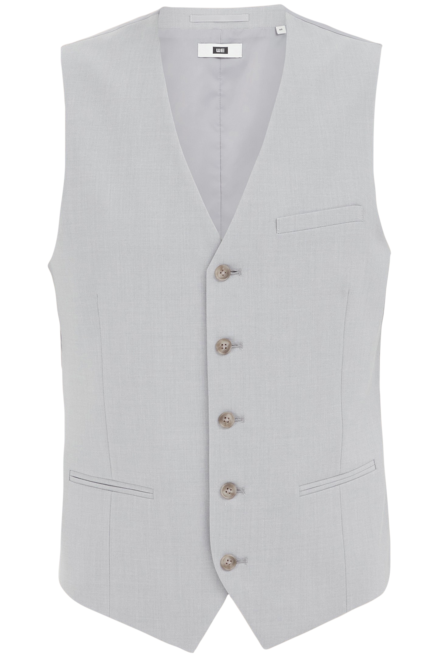 WAISTCOAT BLENDED LIGHT GREY 4