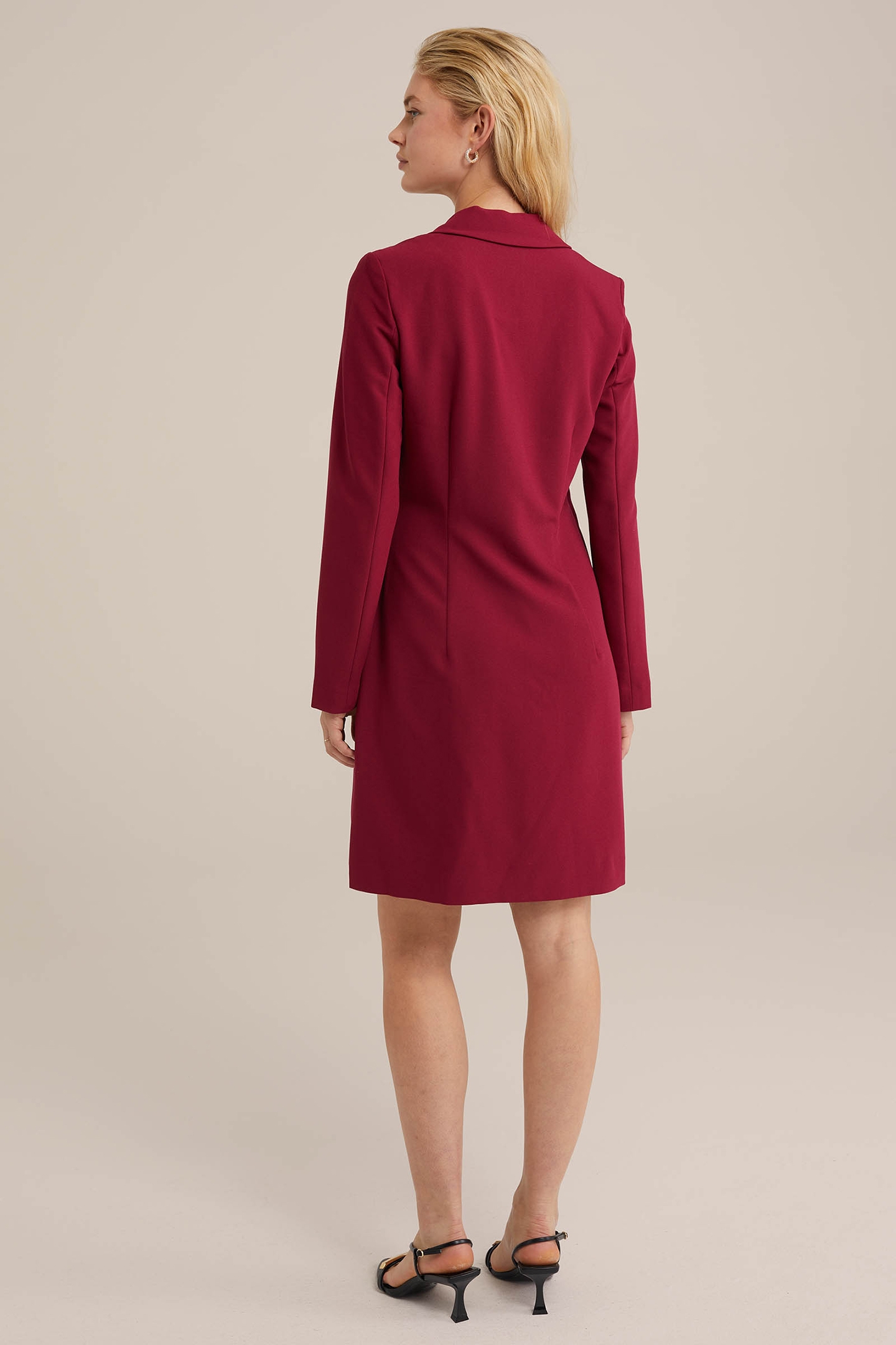 DRESS SHORT VINTAGE RED 2