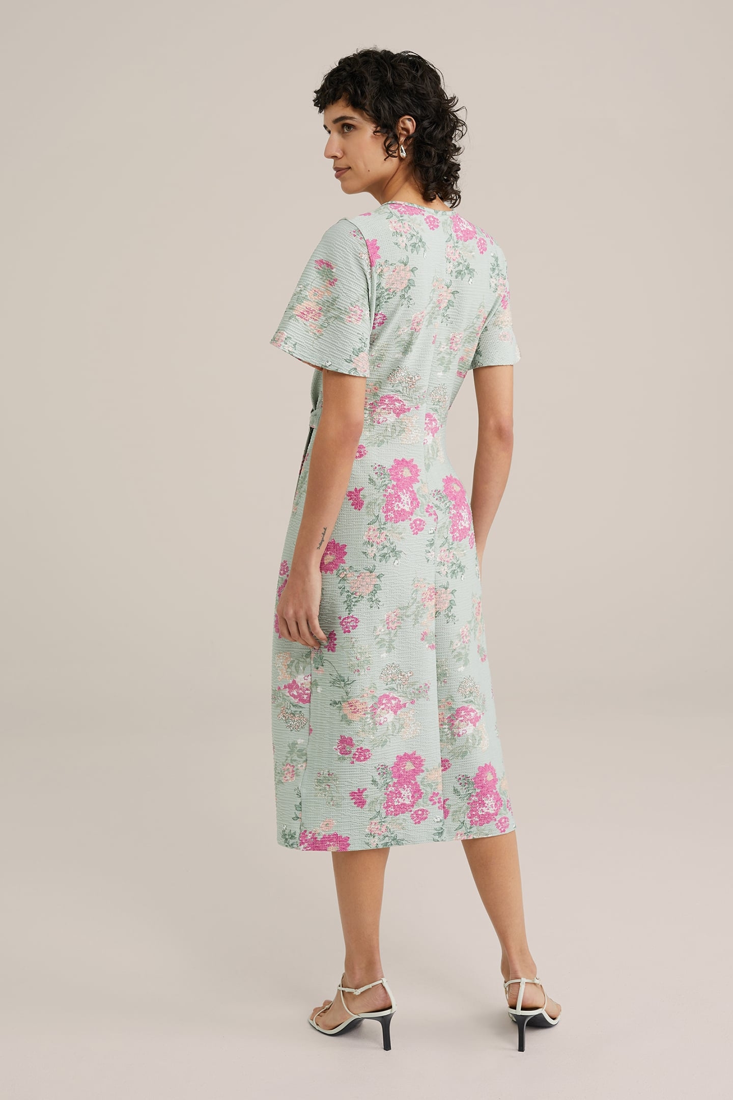 DRESS MID LENGTH MINT GREEN 2