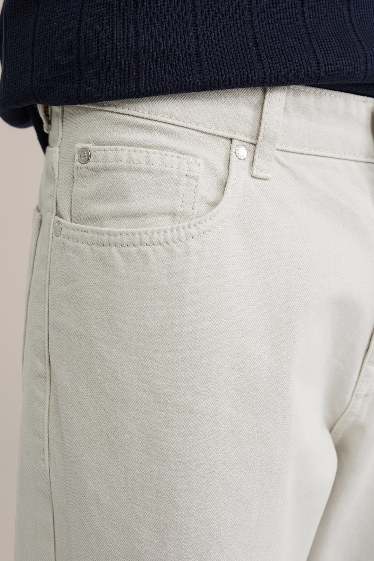 5-POCKET MID WAIST OFF-WHITE 5