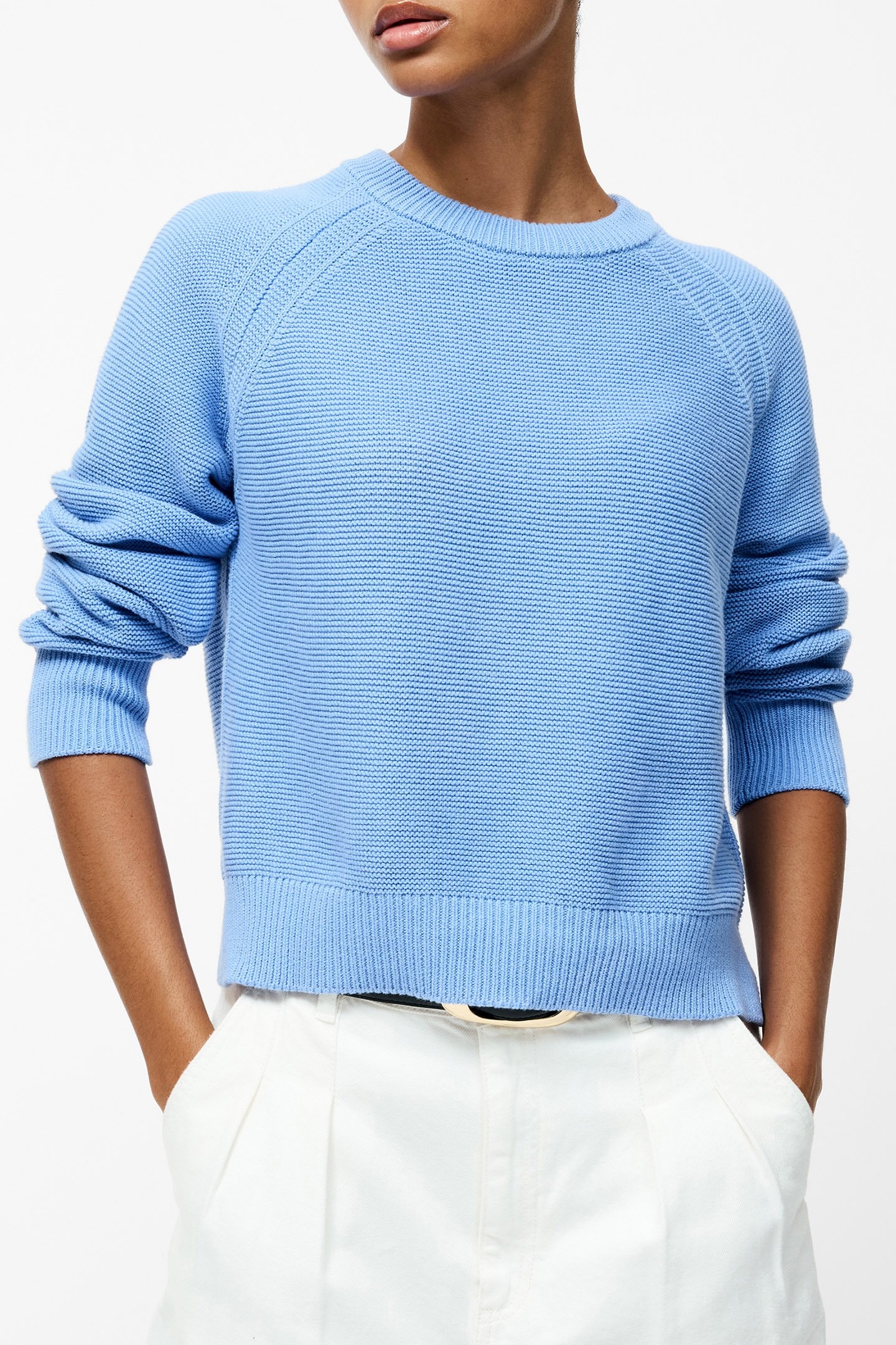 LILY MOZART L/S JUMPER CORNFLOWER BLUE 1