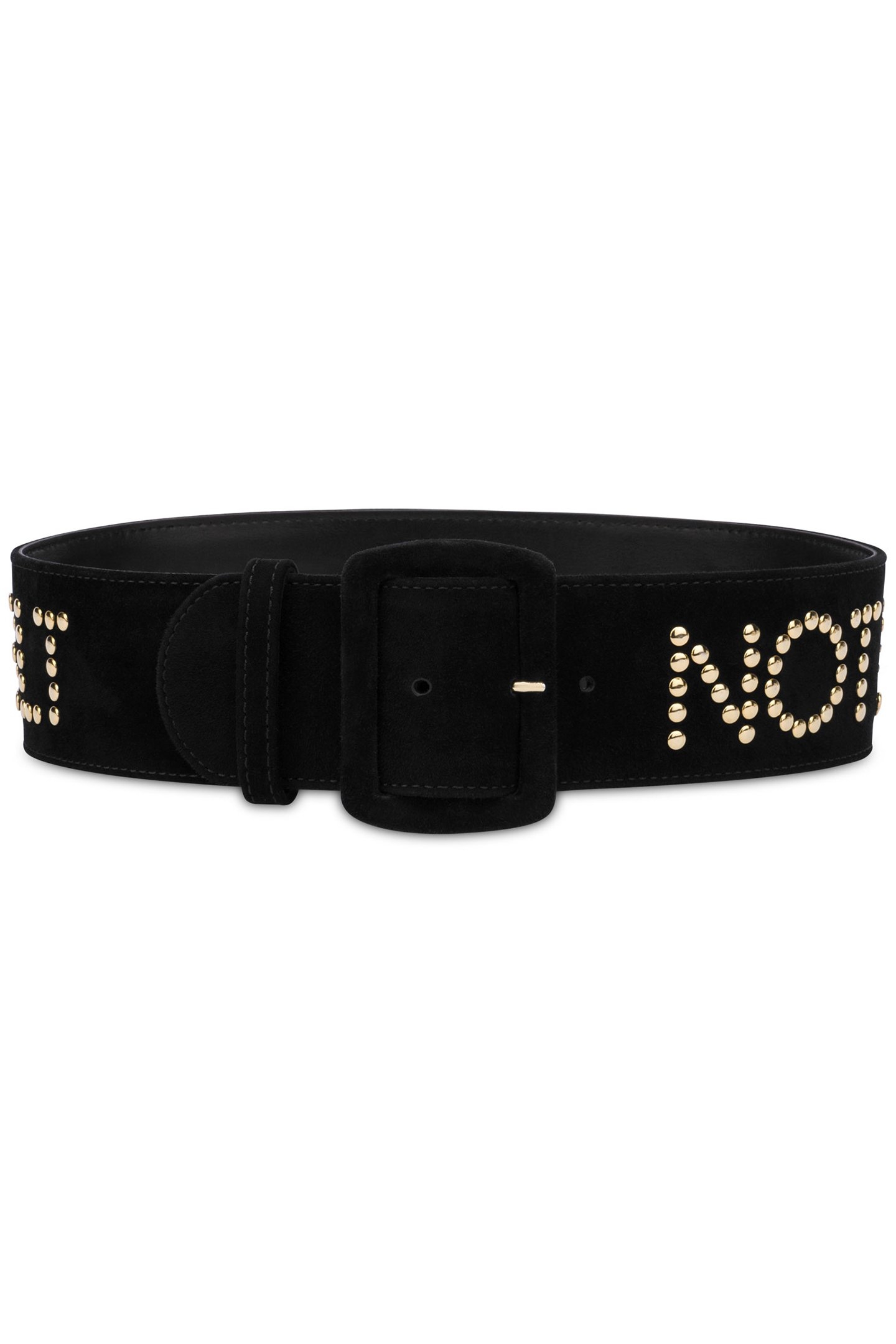 SUEDE BELT NOT JUST A PRETTY BELT BLACK 1