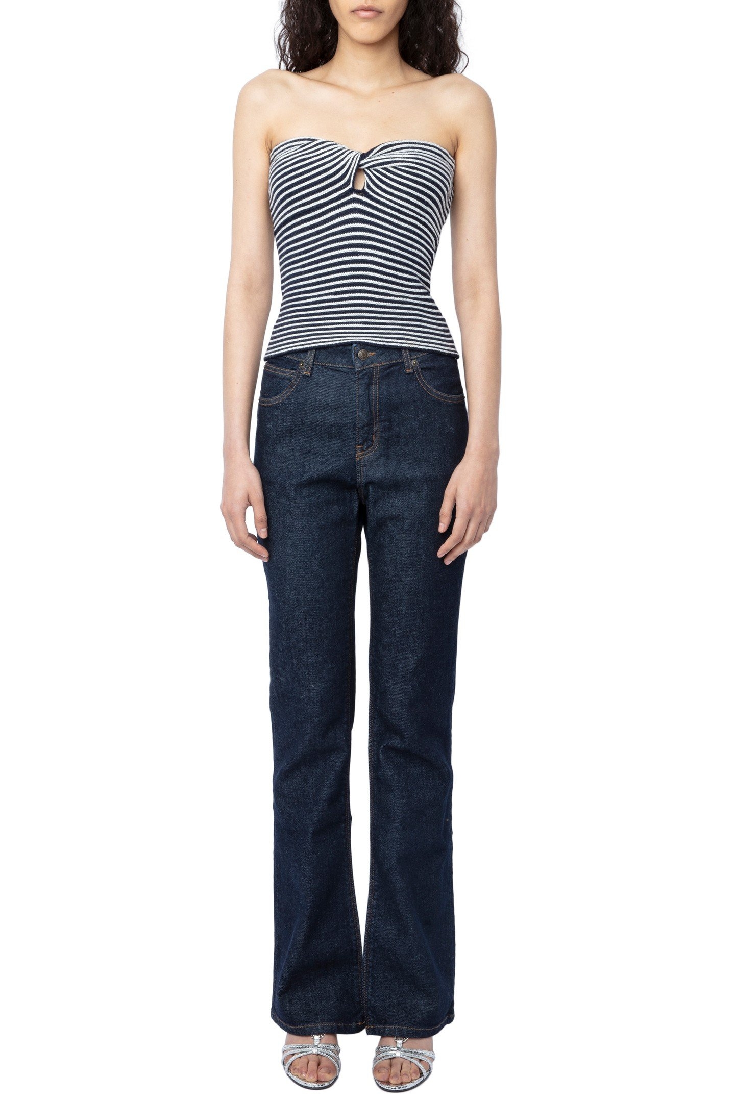 TWISTA WOOL BUSTIER TOP ENCRE 4