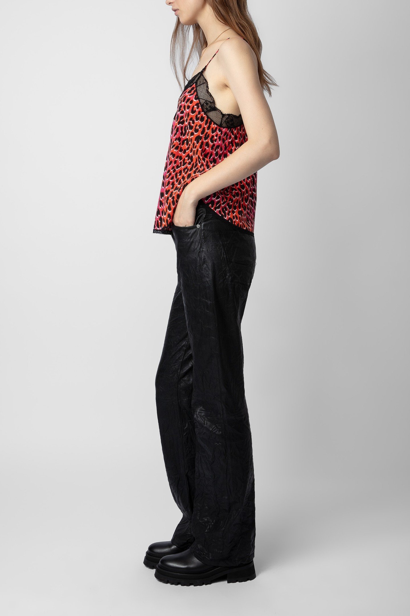 CHRISTY LEOPARD-PRINT SILK CAMISOLE ROSE 4