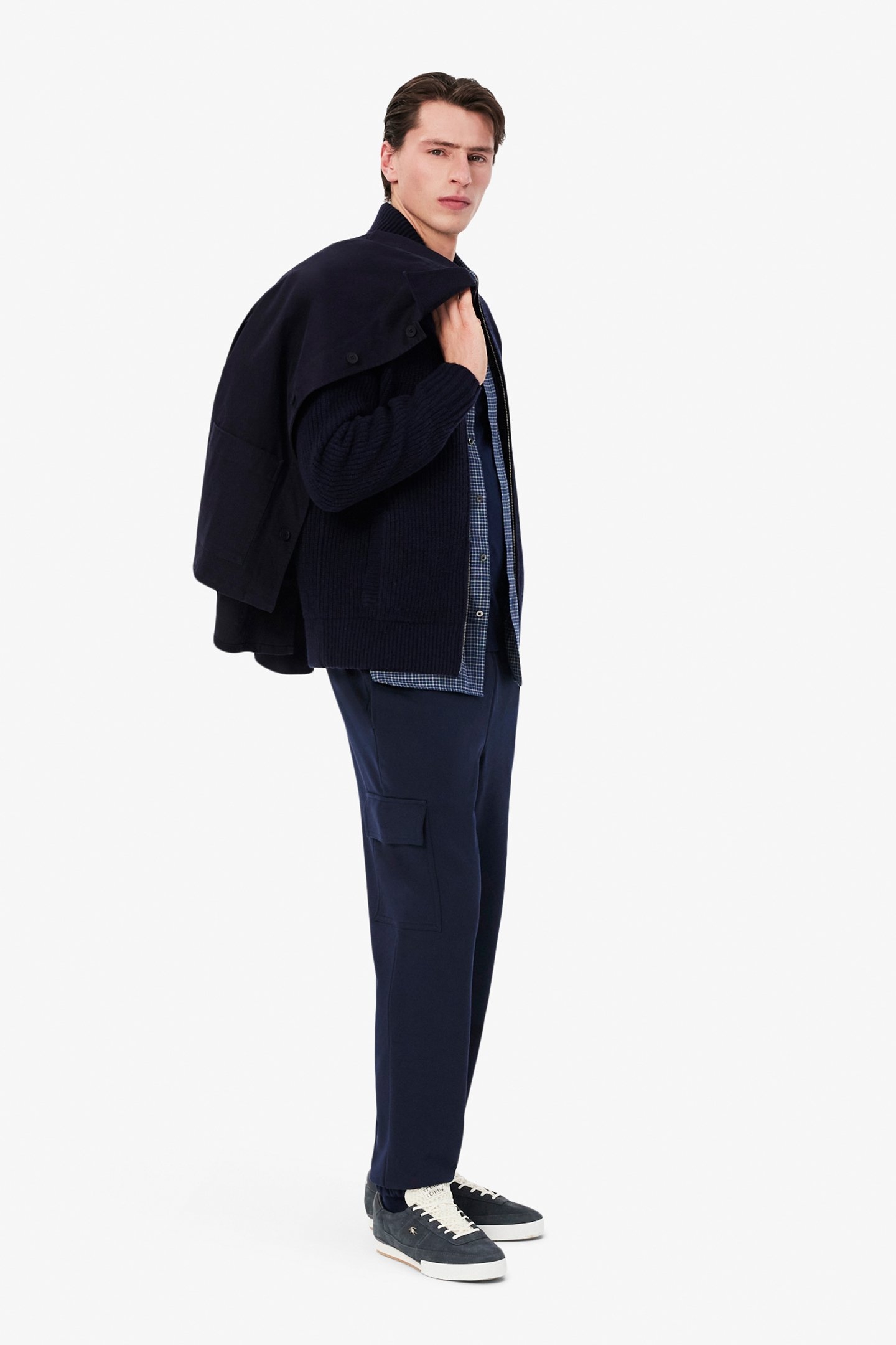 TRACKSUIT TROUSERS NAVY BLUE 3