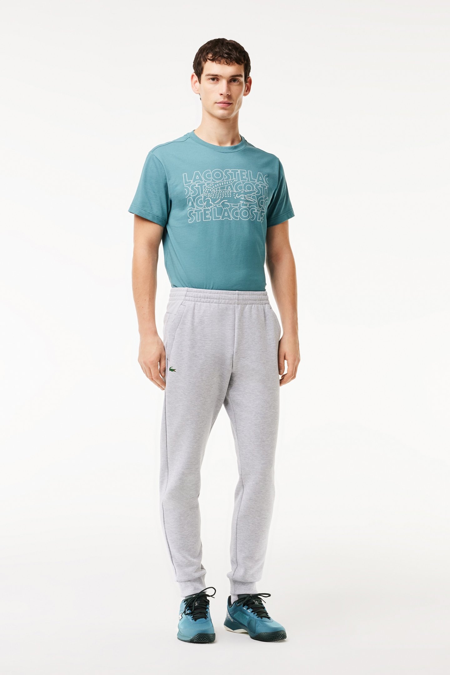 TRACKSUIT TROUSERS SILVER CHINE/ELEPHANT GREY 4