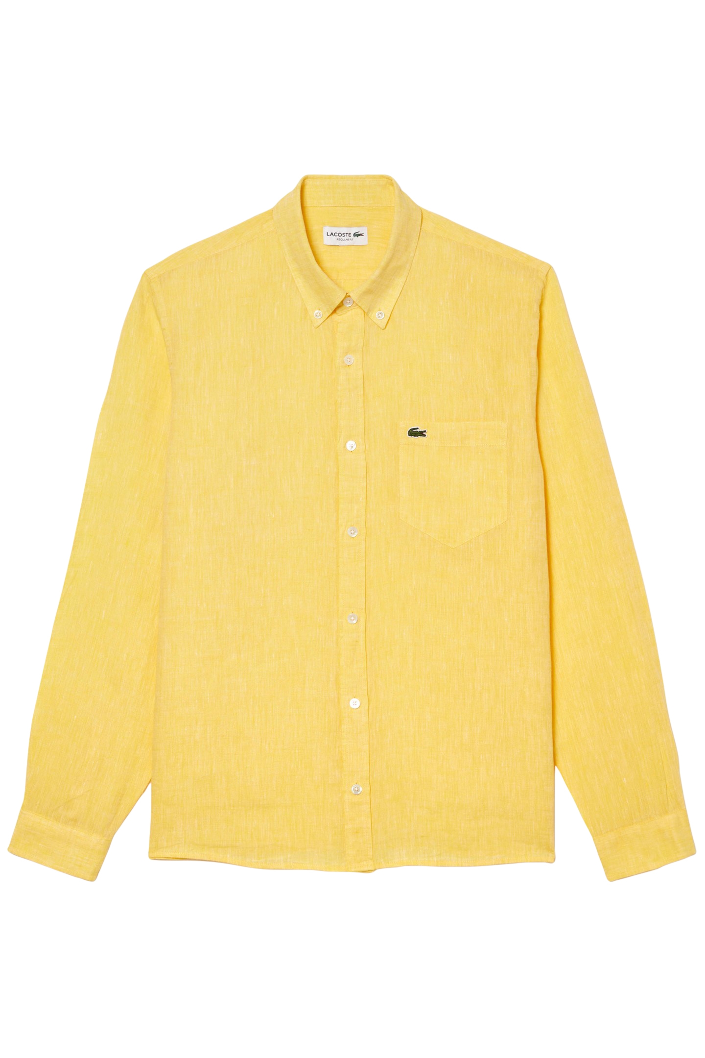 LONGSLEEVE WOVEN SHIRT YELLOW 4