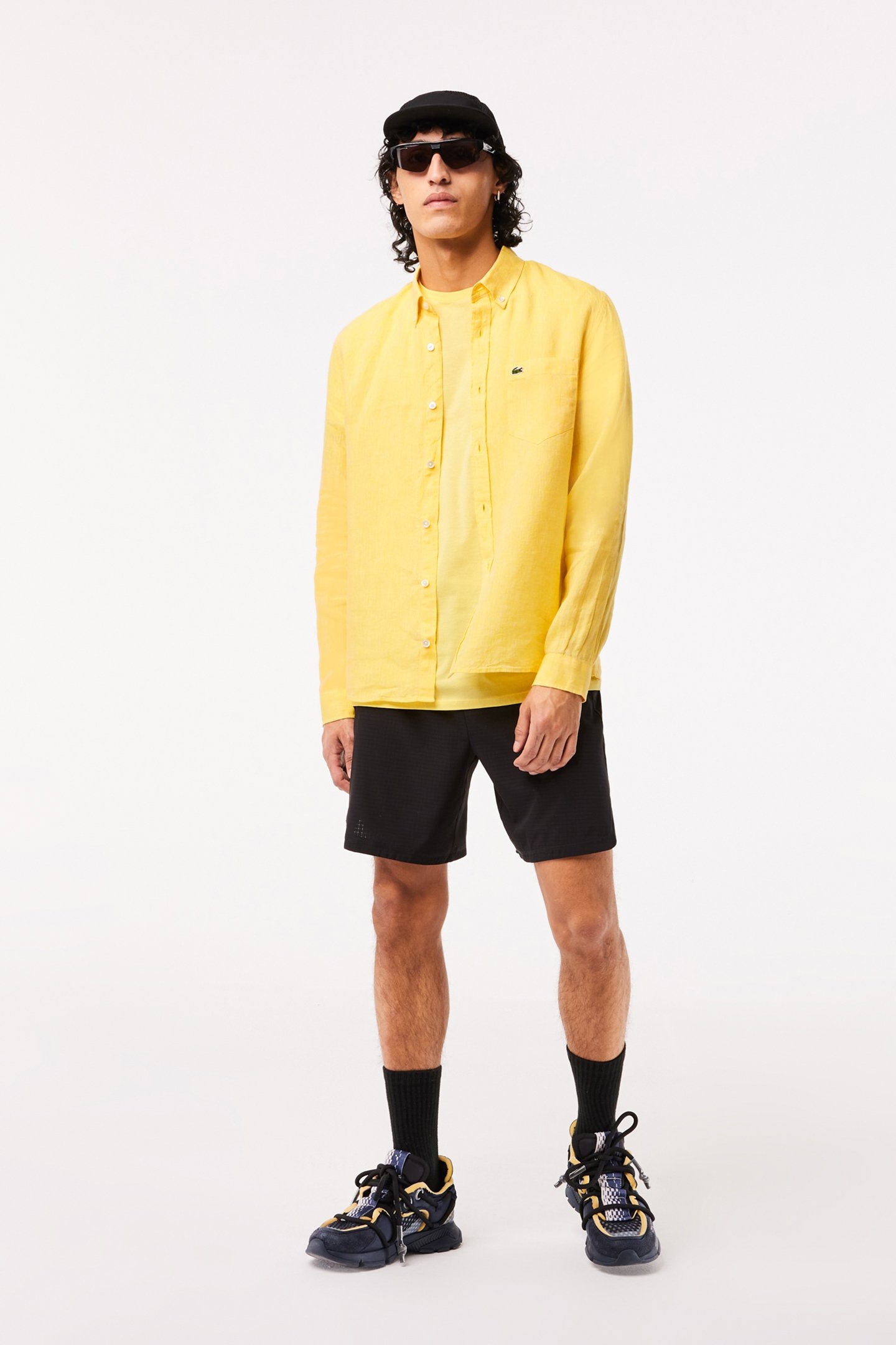 LONGSLEEVE WOVEN SHIRT YELLOW 3