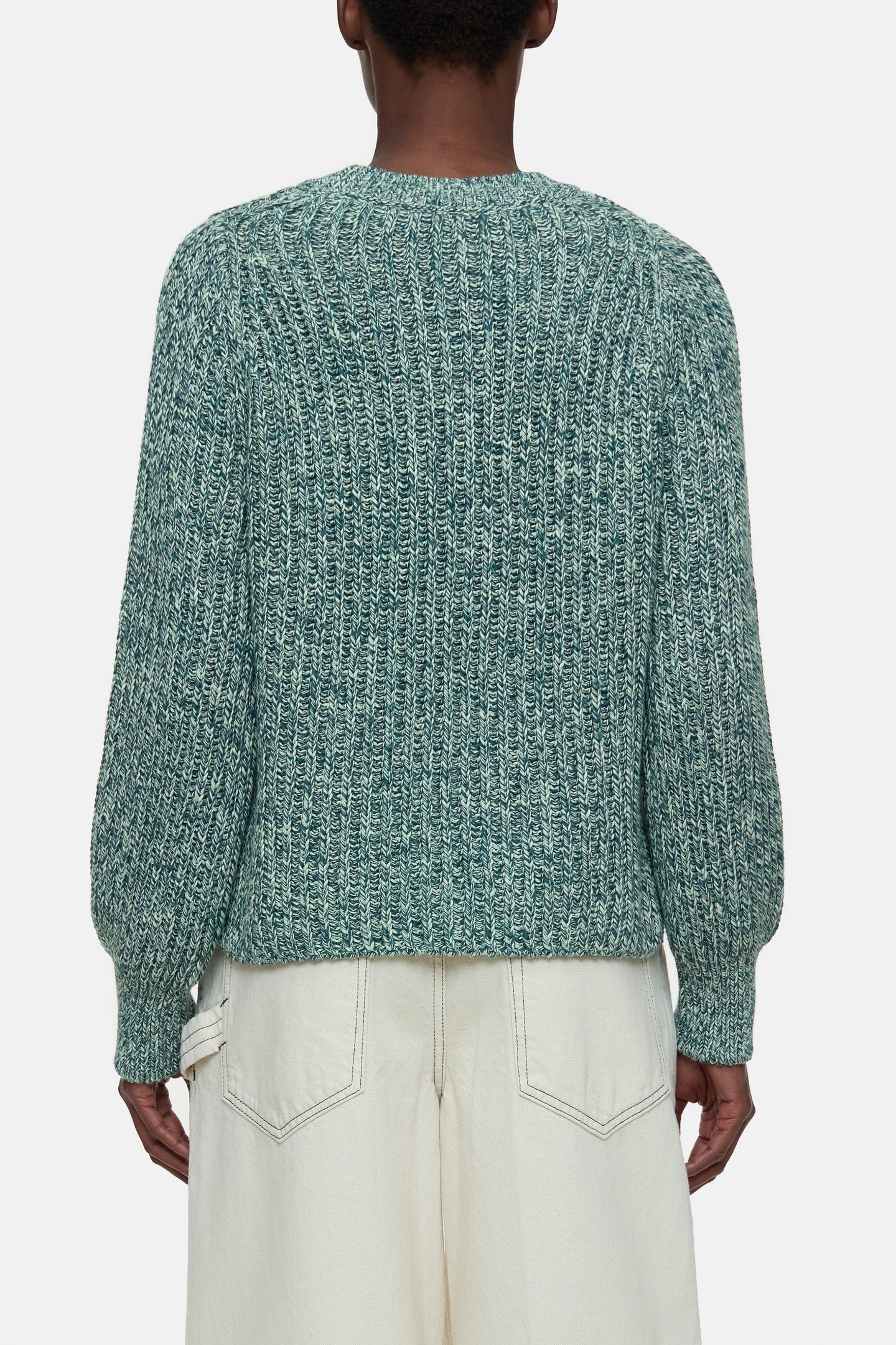 CREW NECK LONG SLEEVE KNITS MIDNIGHT LAKE 2