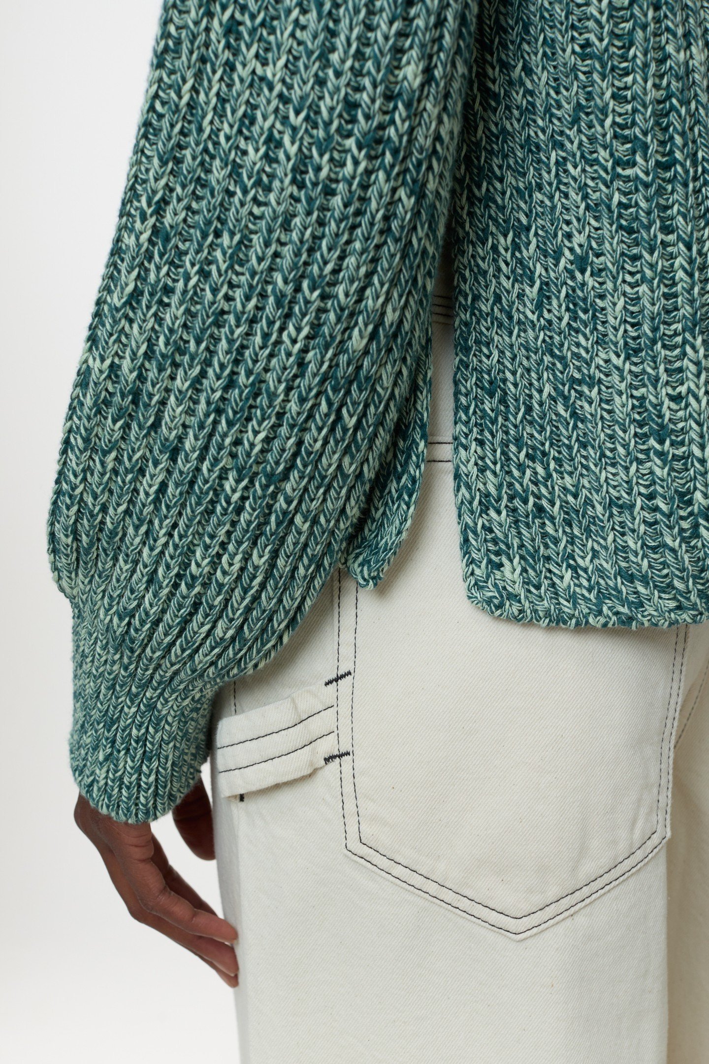 CREW NECK LONG SLEEVE KNITS MIDNIGHT LAKE 5