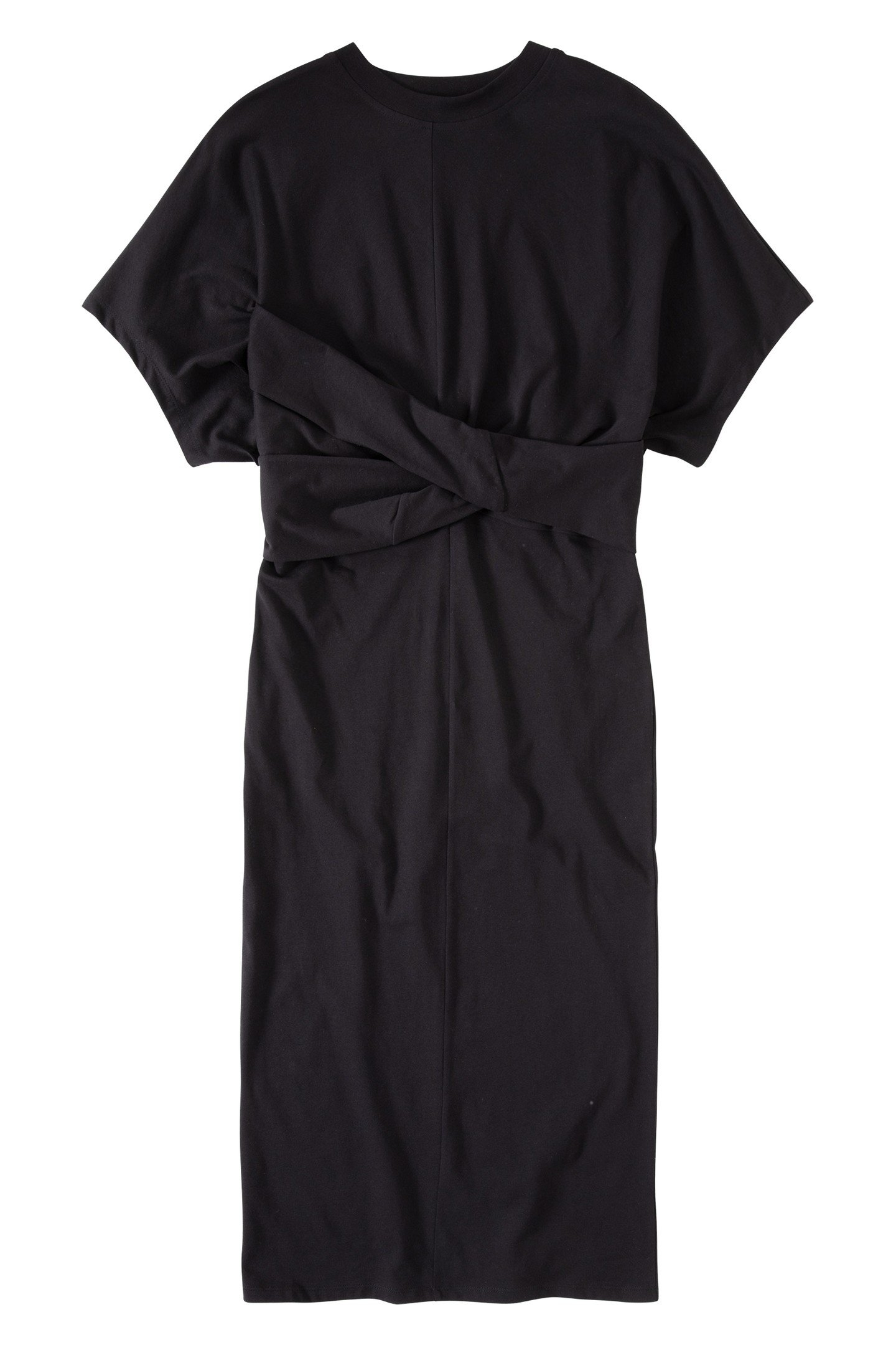 WRAP DRESS BLACK 1
