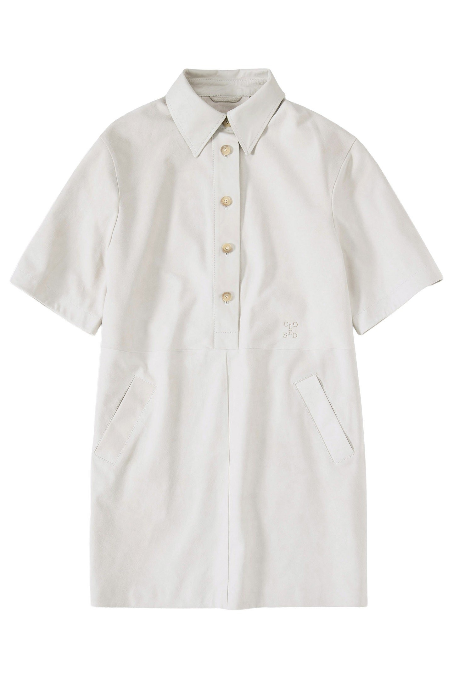 LEATHER DRESS LIMESTONE 1