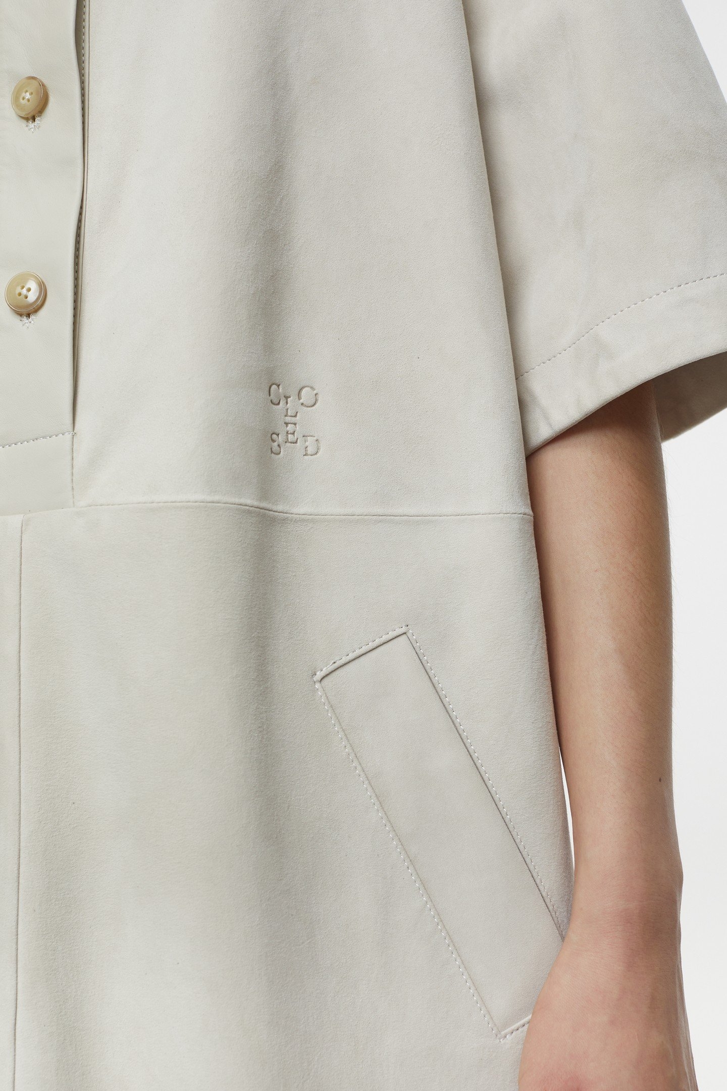 LEATHER DRESS LIMESTONE 2