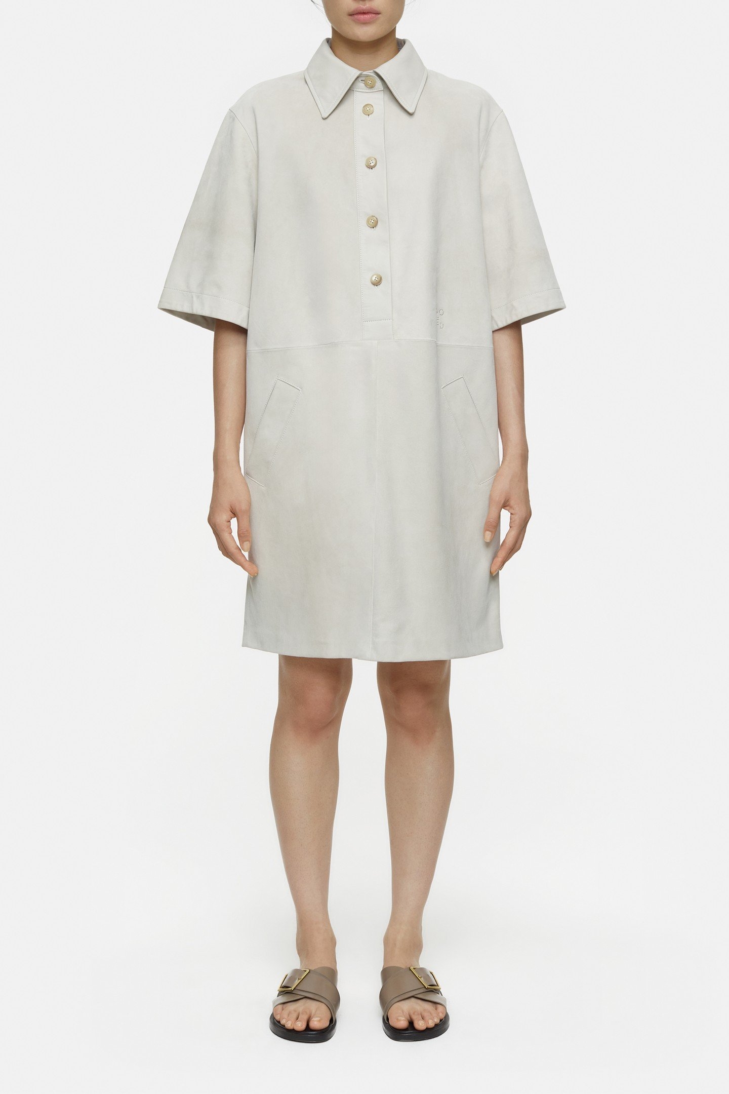 LEATHER DRESS LIMESTONE 5