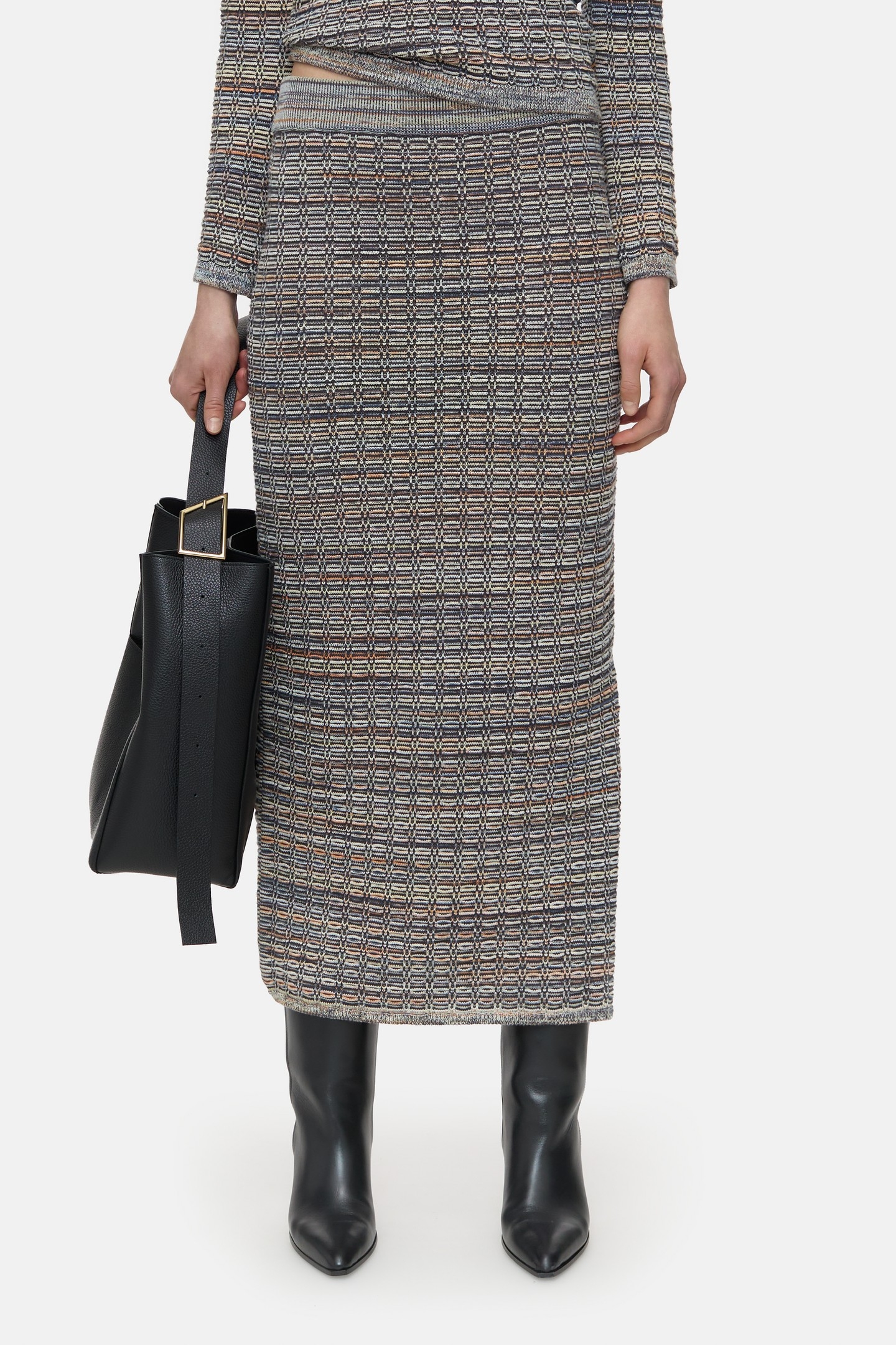 SLIM TUBE SKIRT HERITAGE GREY 5