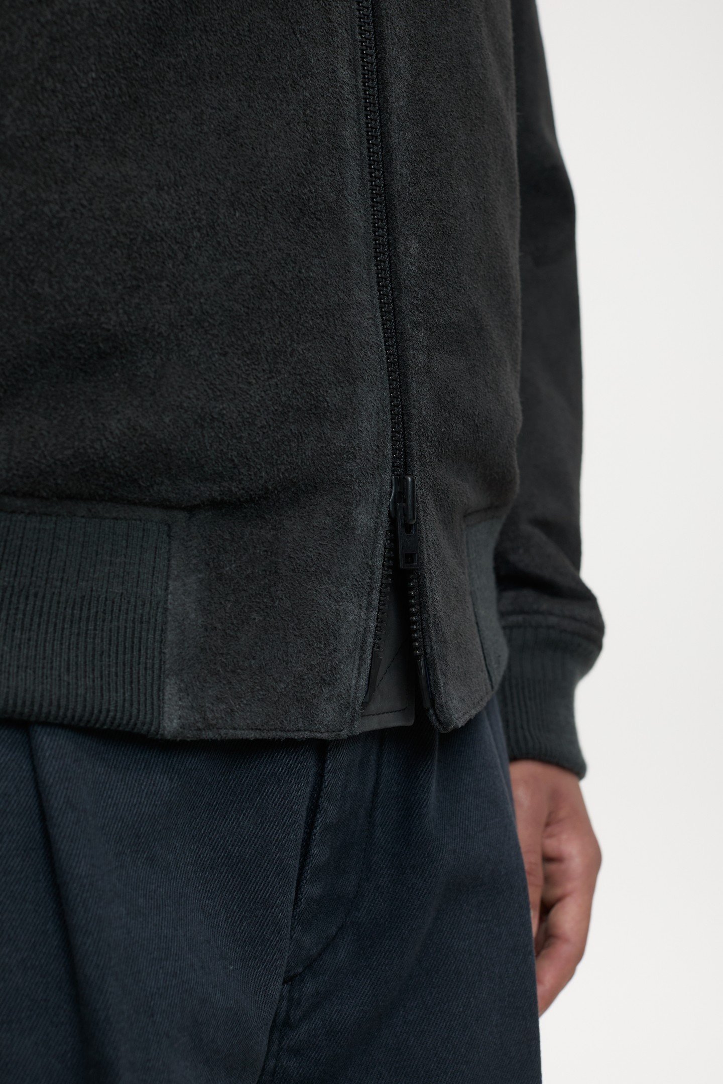 LEATHER JACKET SHADOW BLUE 5