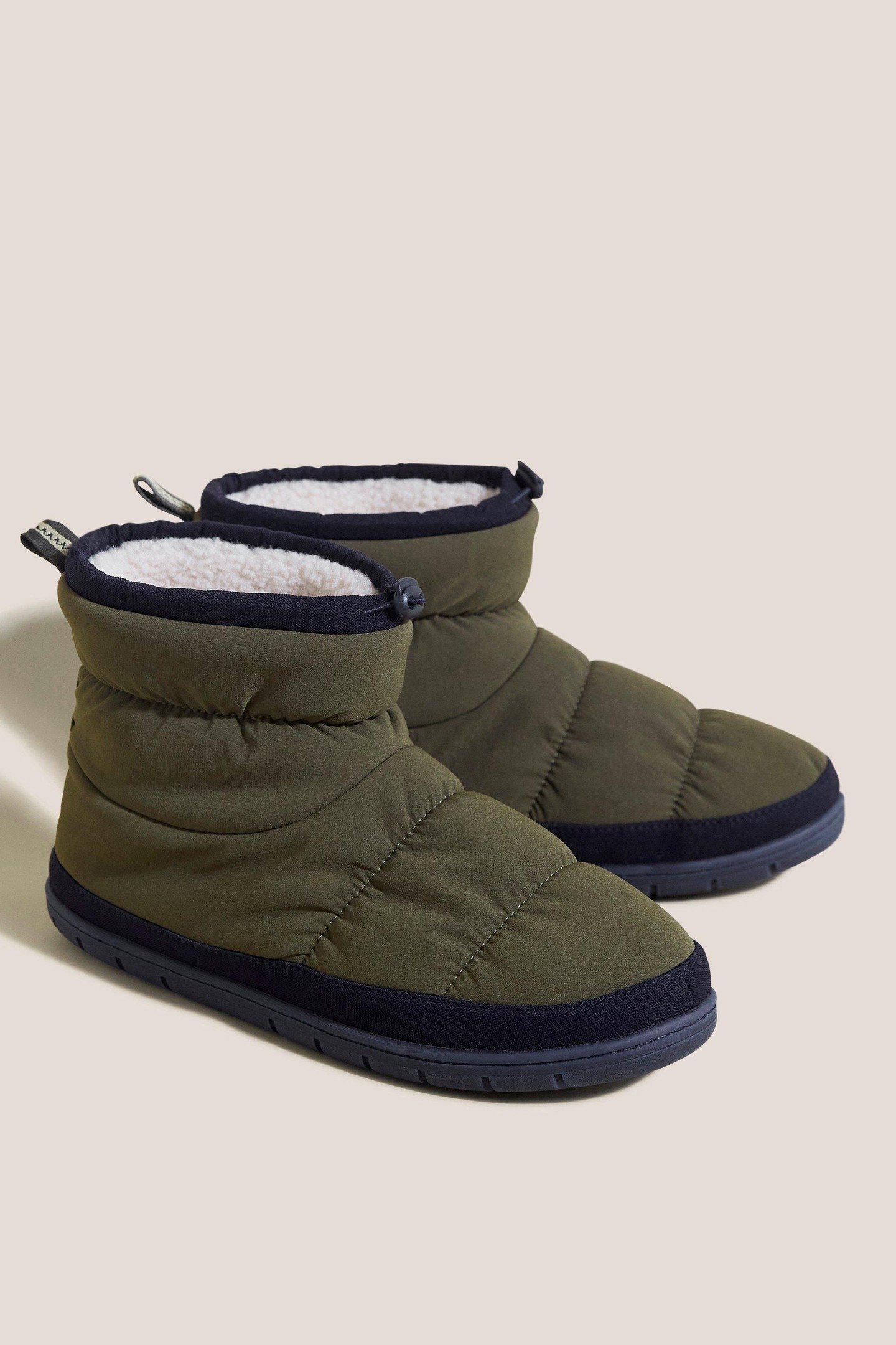 PUFFER NYLON BOOTIE KHAKI GREEN 2