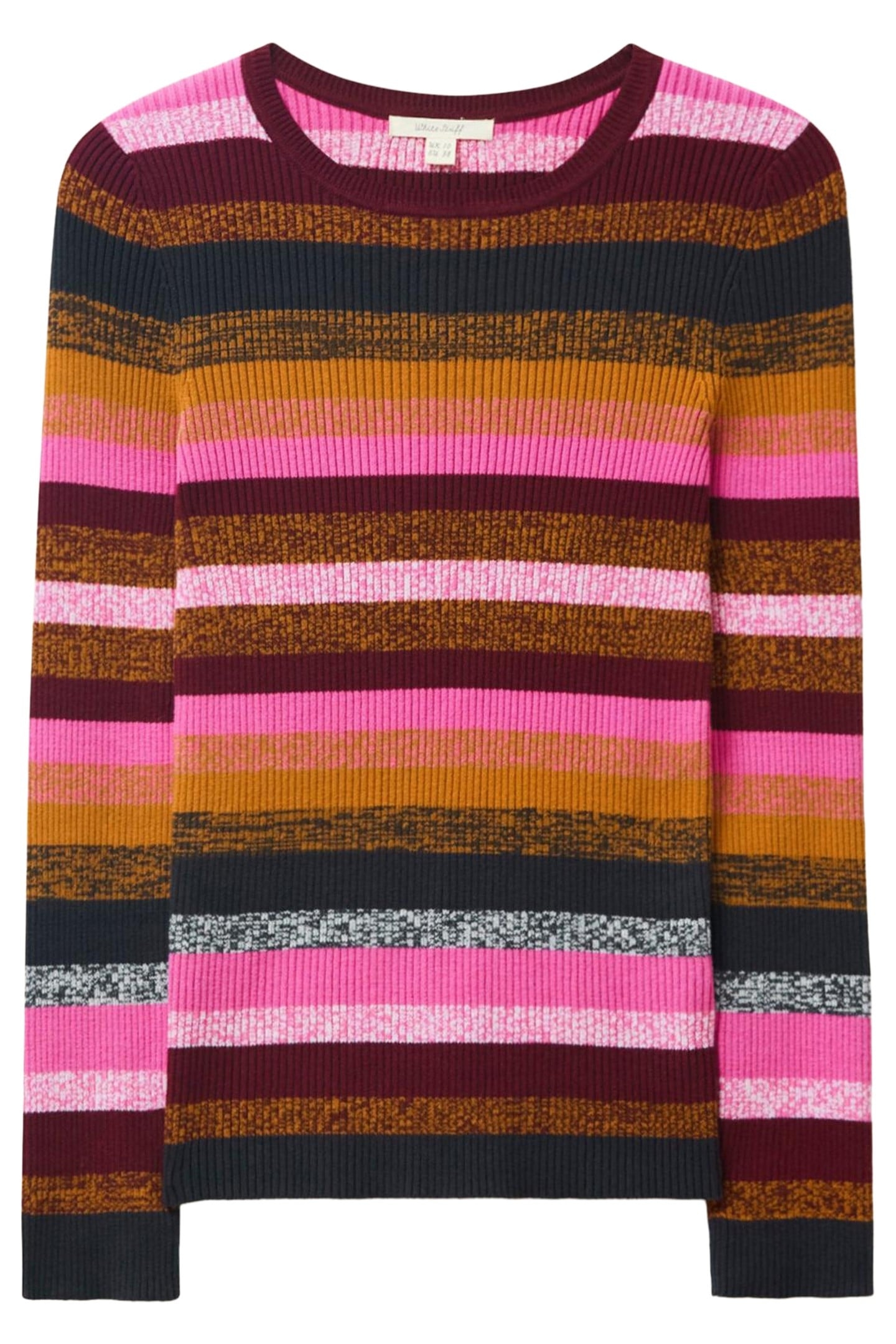 SKINNY RIB JUMPER PINK MULTI 2