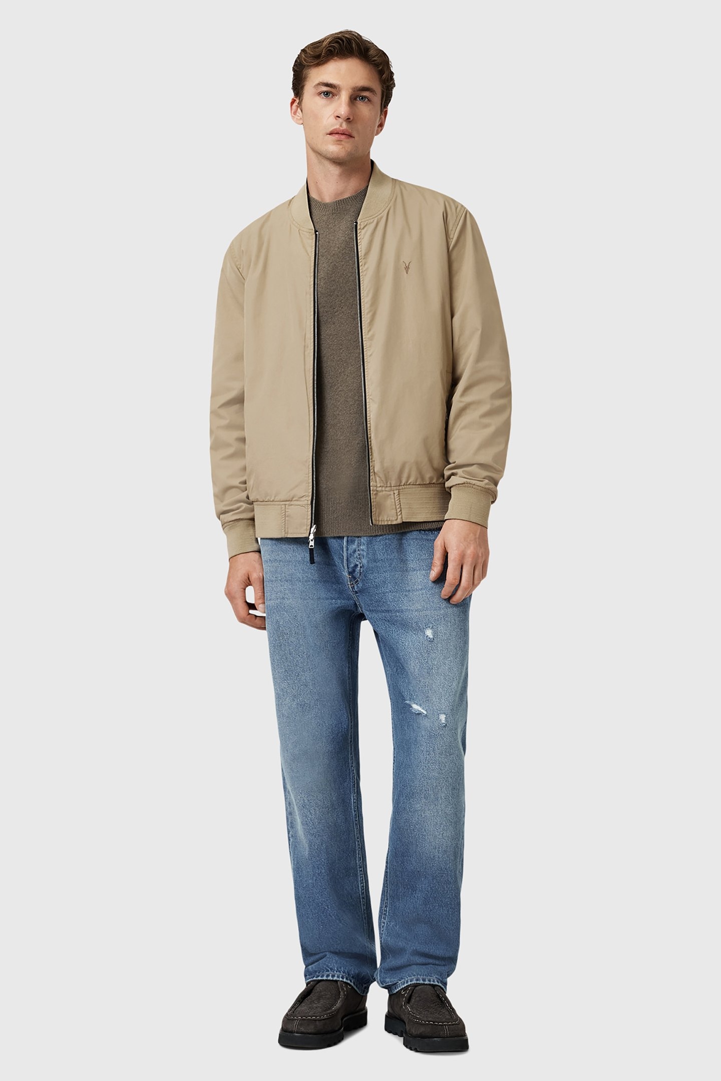 REV BASSETT BOMBER AZULA BLUE/BROWN 4