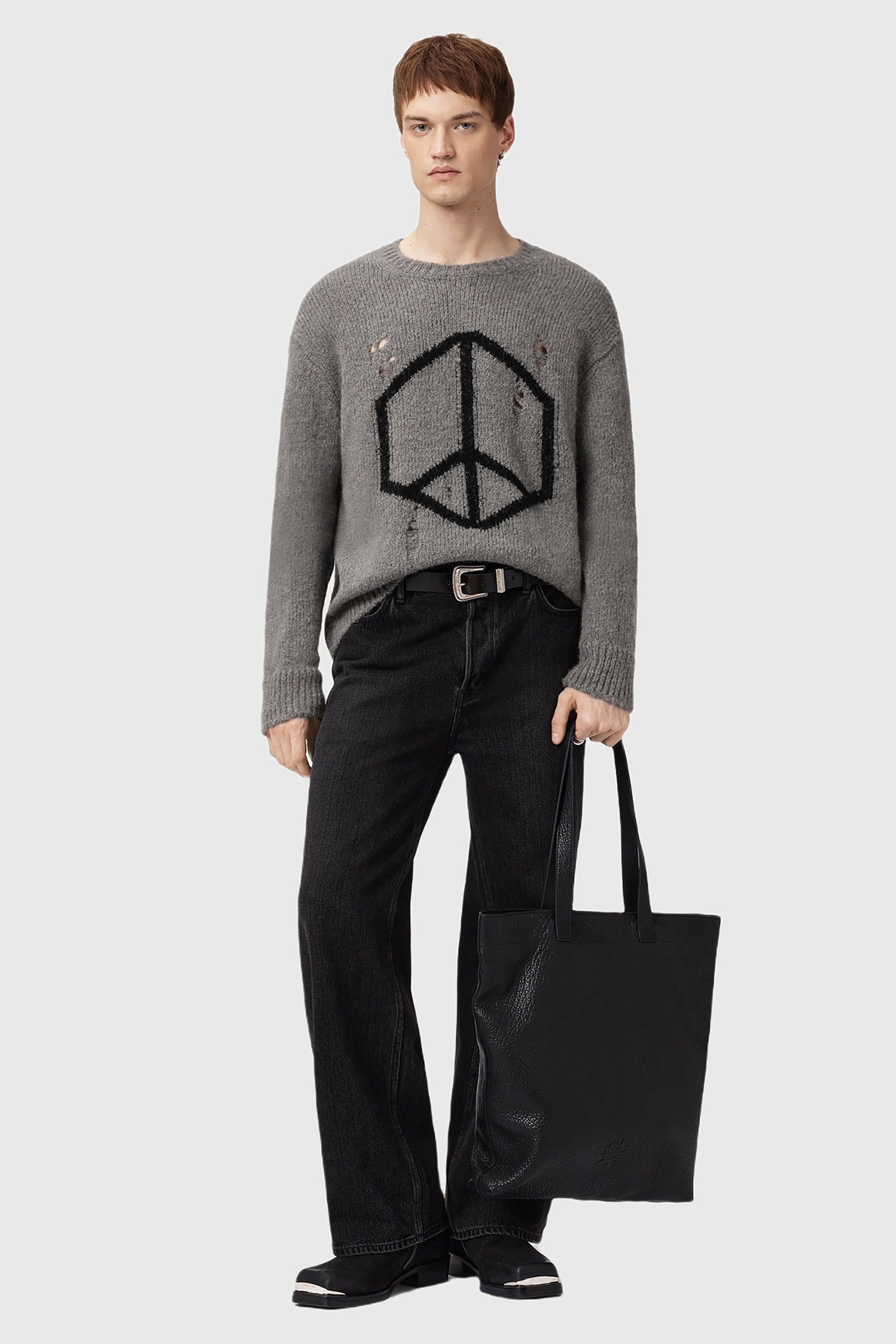 MESSAGE CREW GUNMETAL GREY 5