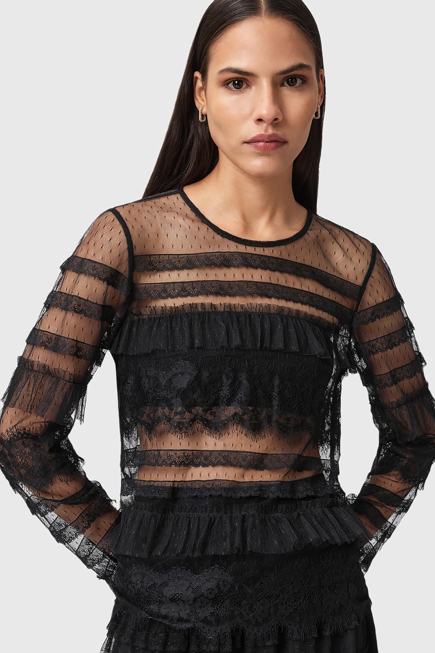 ARLEA TULLE TOP BLACK 7