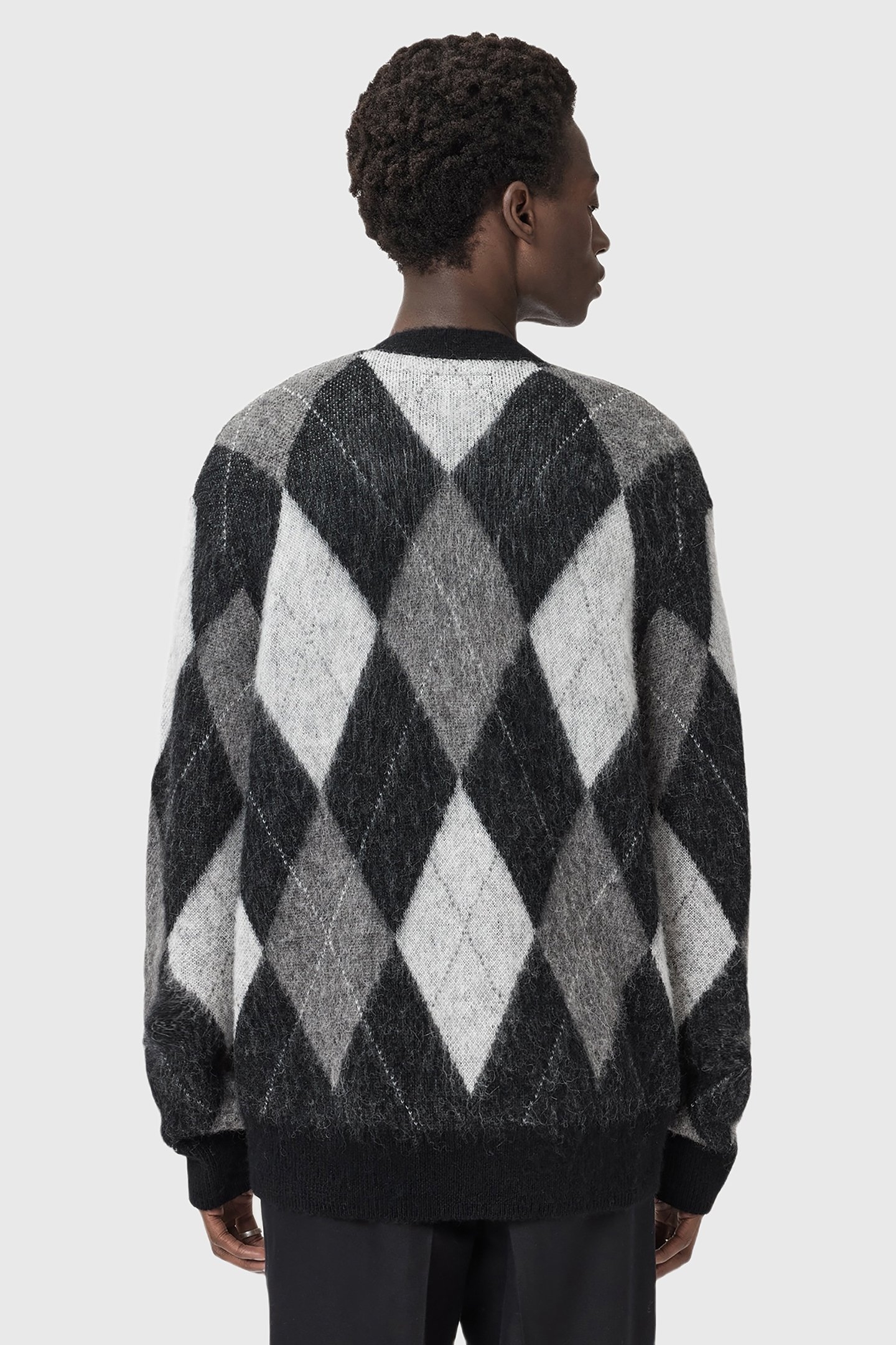 BOWER CARDIGAN BLACK/WHITE 2