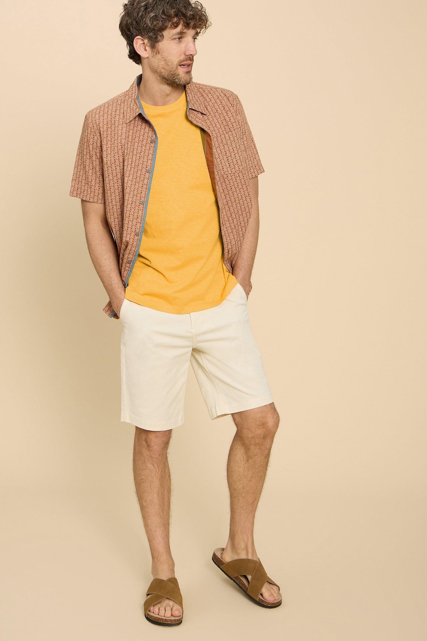 ABERSOCH SHORT SLEEVE TEE DARK YELLOW 6