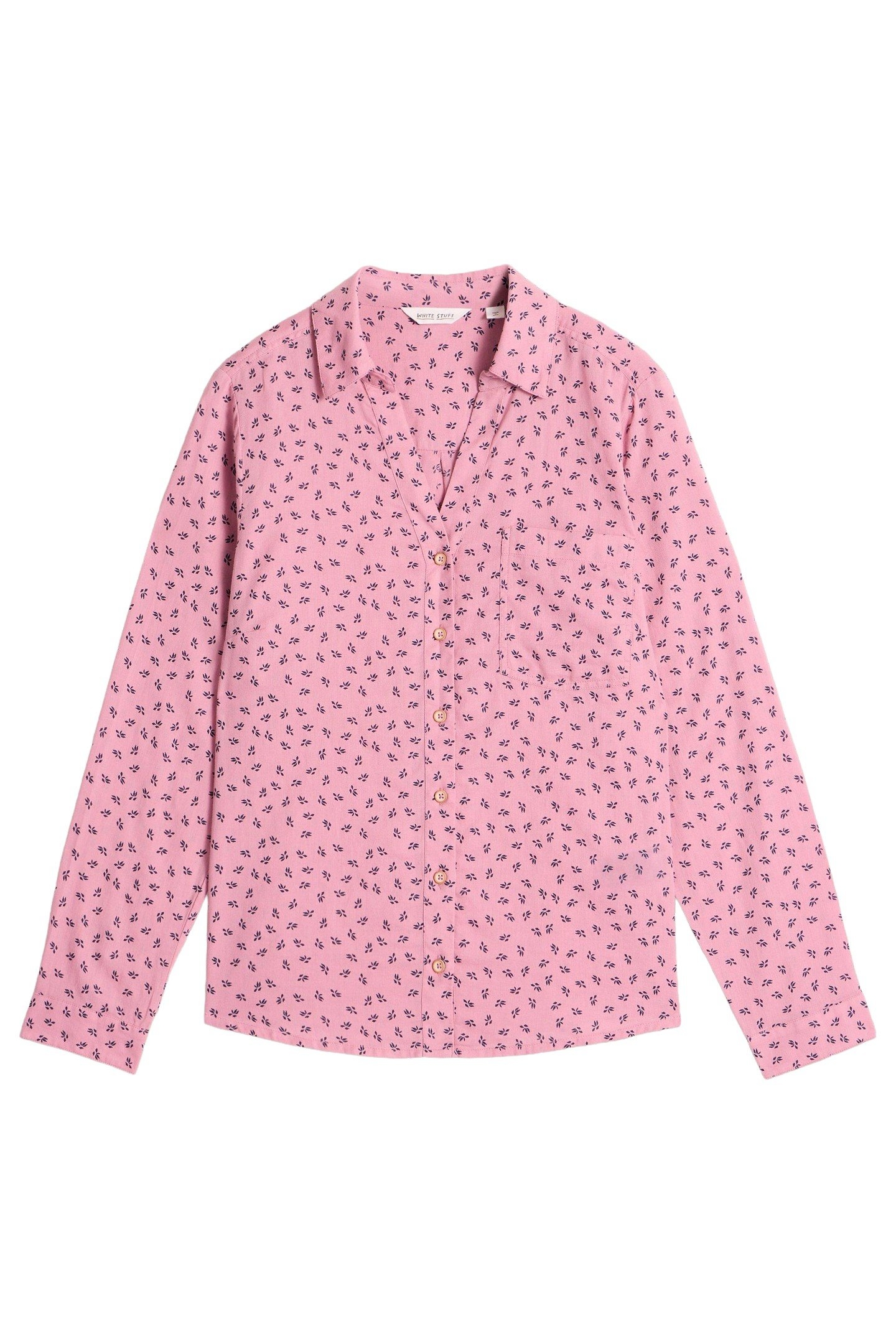 MAPLE COTTON SHIRT PINK MULTI 1