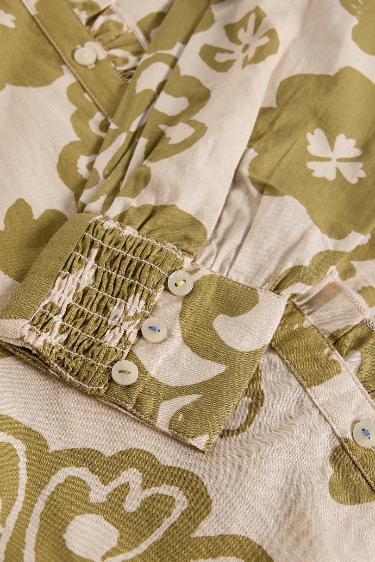 ASTER TOP GREEN PRINT 4