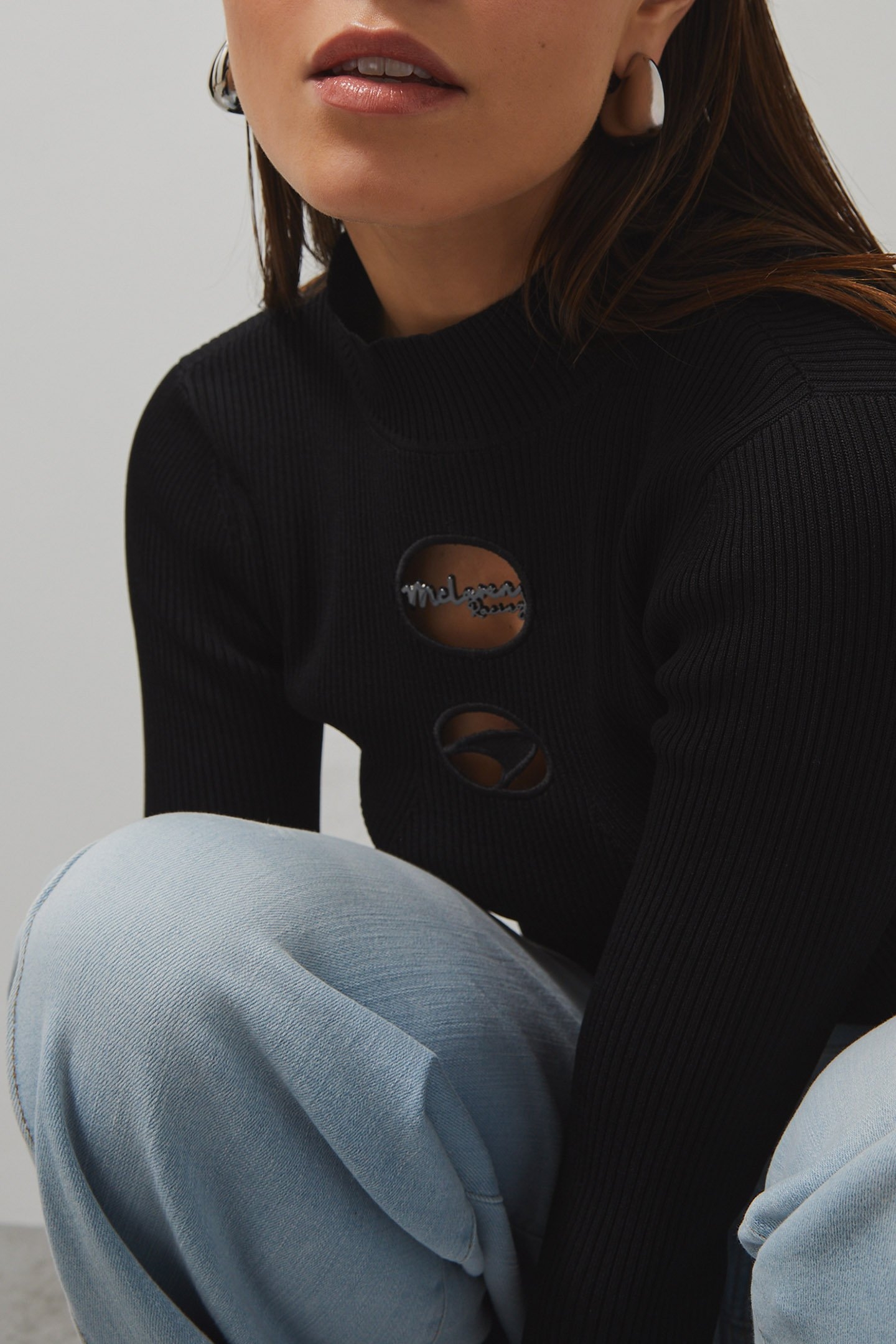 LS KNITTED MCLAREN SPEEDMARK TURTLE NECK BLACK 4