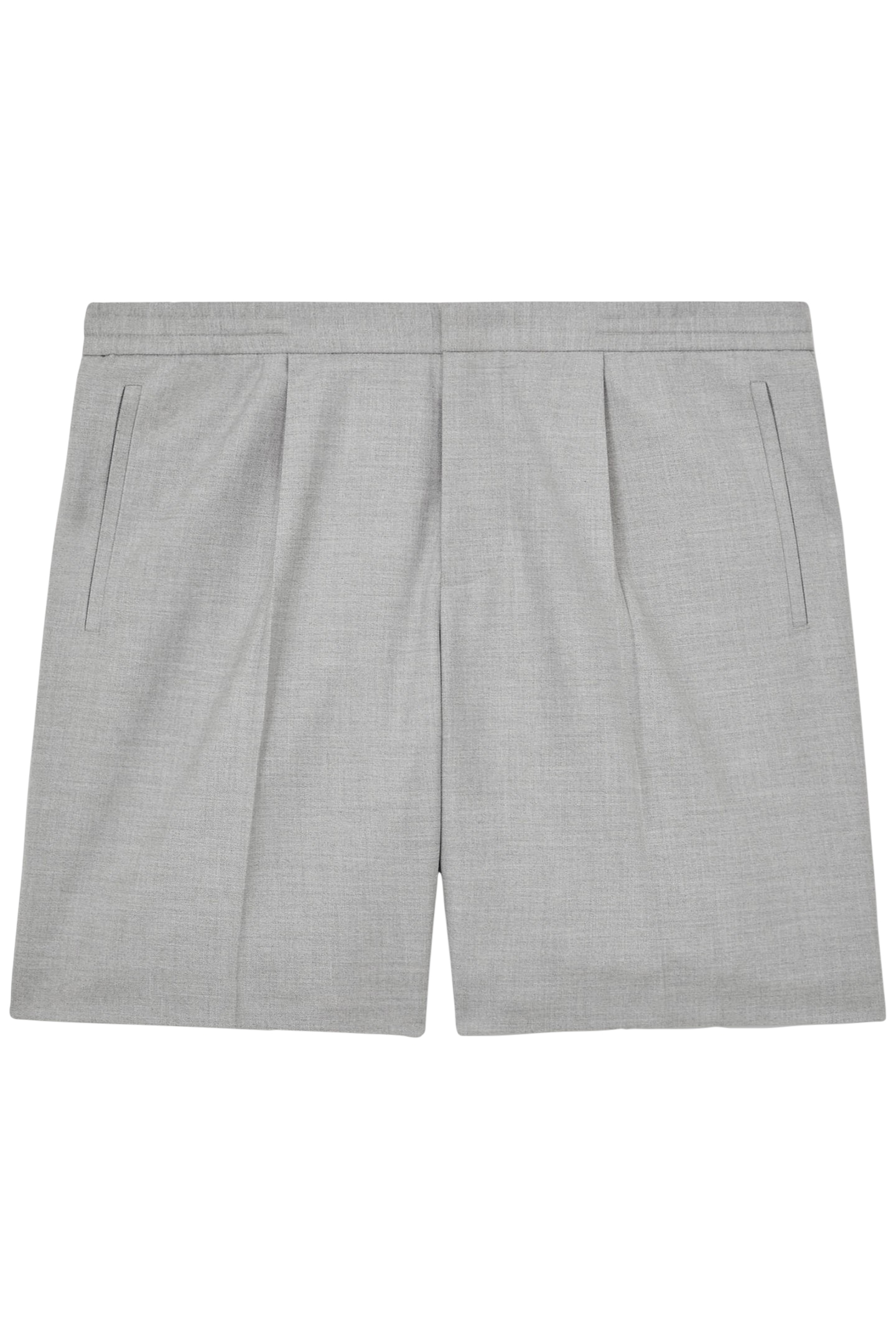 RELAXED DRAWSTRING SHORTS SOFT GREY 4