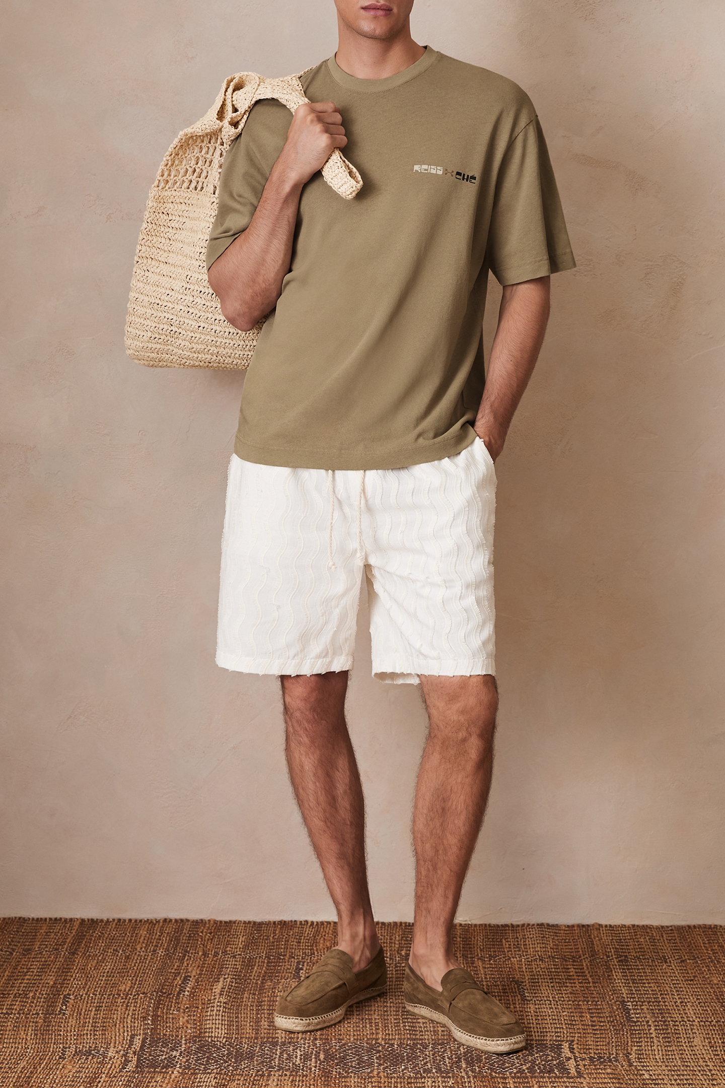 SS WASHED SUNSET PRINTED TSHIRT SAGE GREEN 3