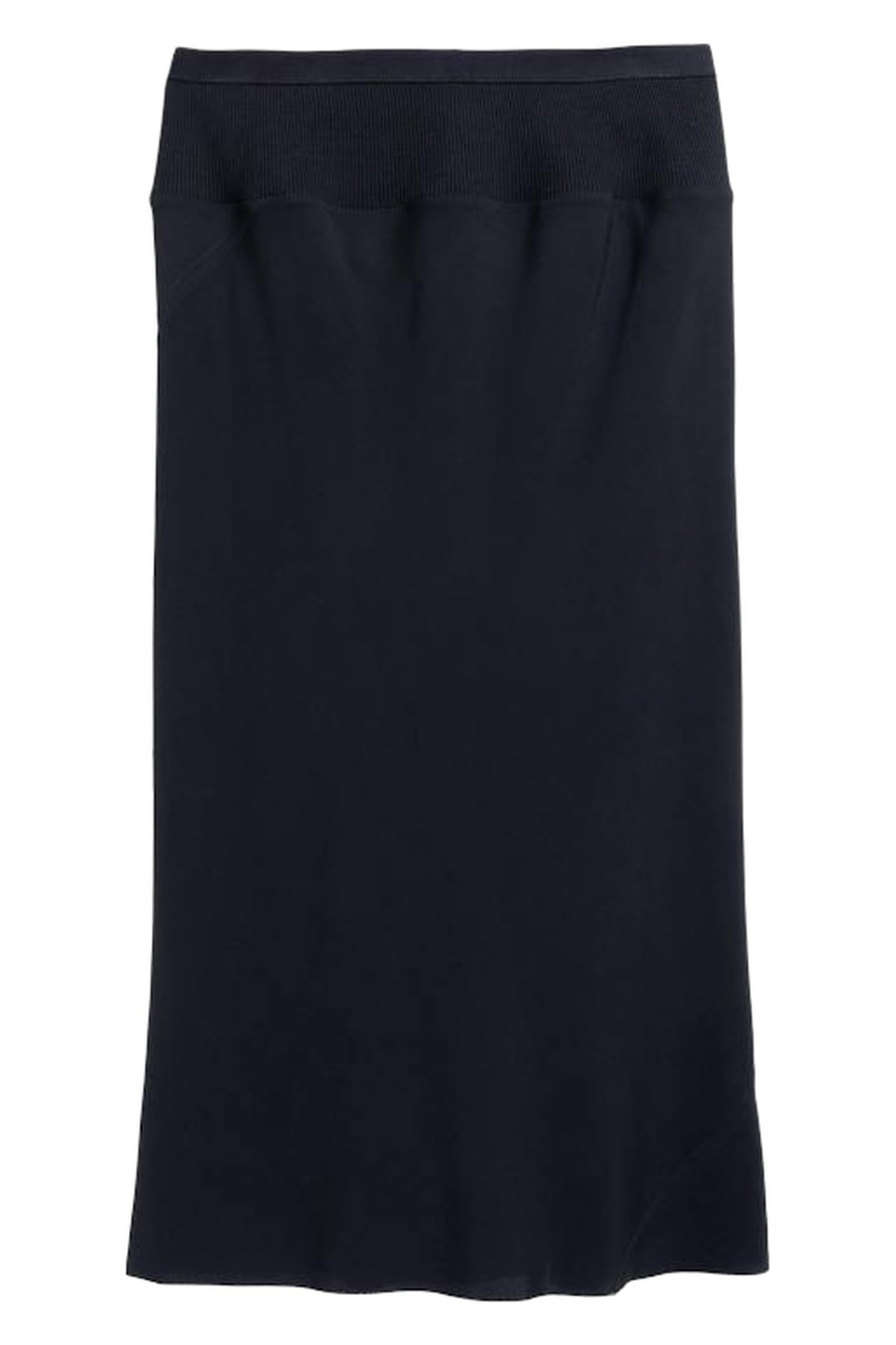 RICK OWENS – KNEE BIAS SKIRT BLACK 1