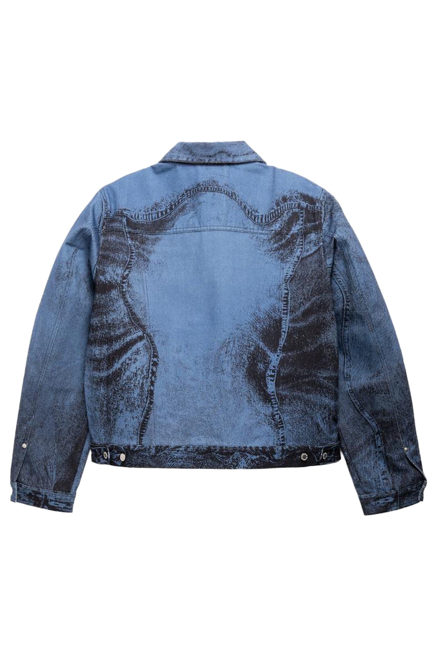 CAMPERLAB – DISTORTED DENIM JACKET BLUE 2