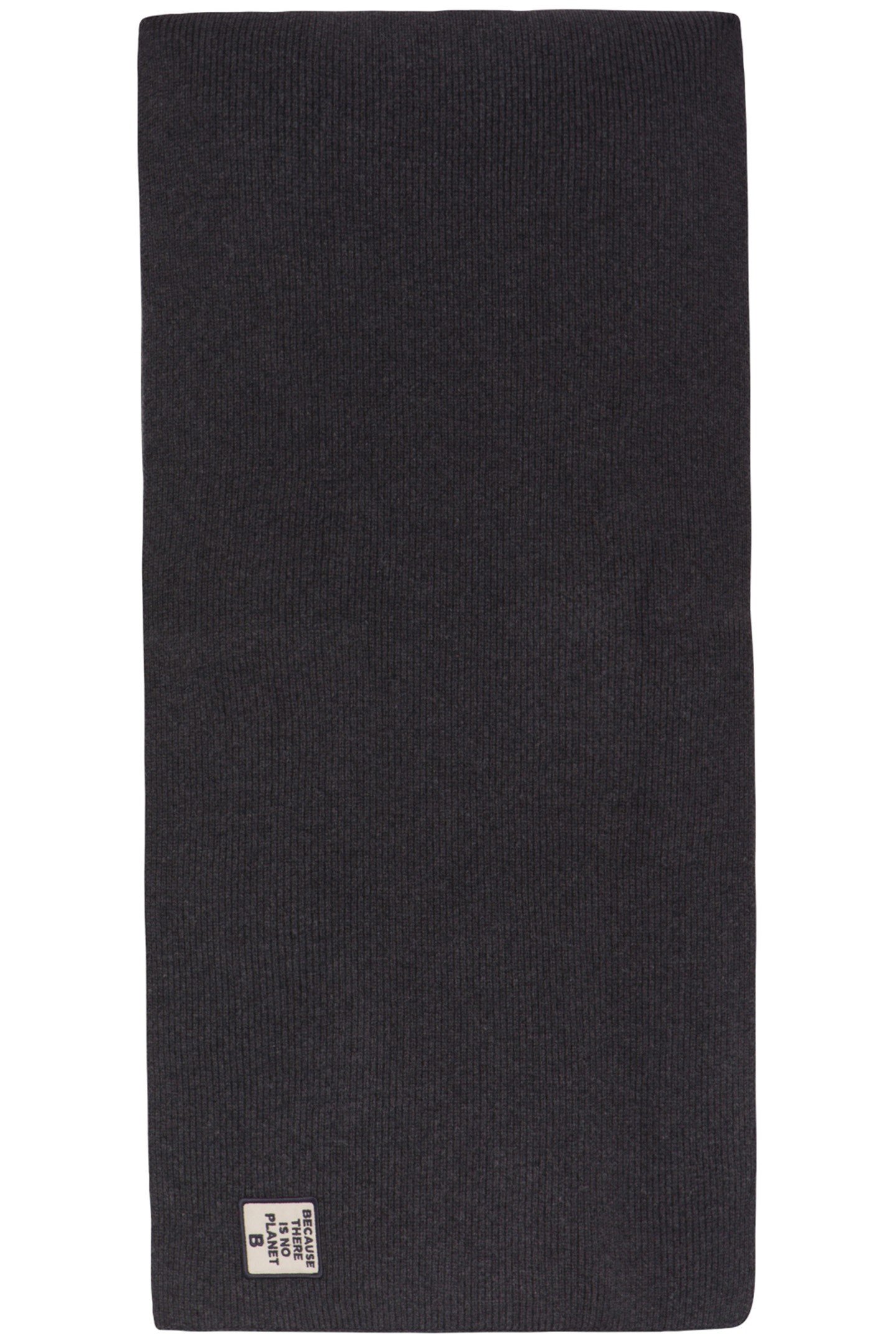UNISEX PATCHALF BECAUSE SCARF DARK GREY MELANGE 2