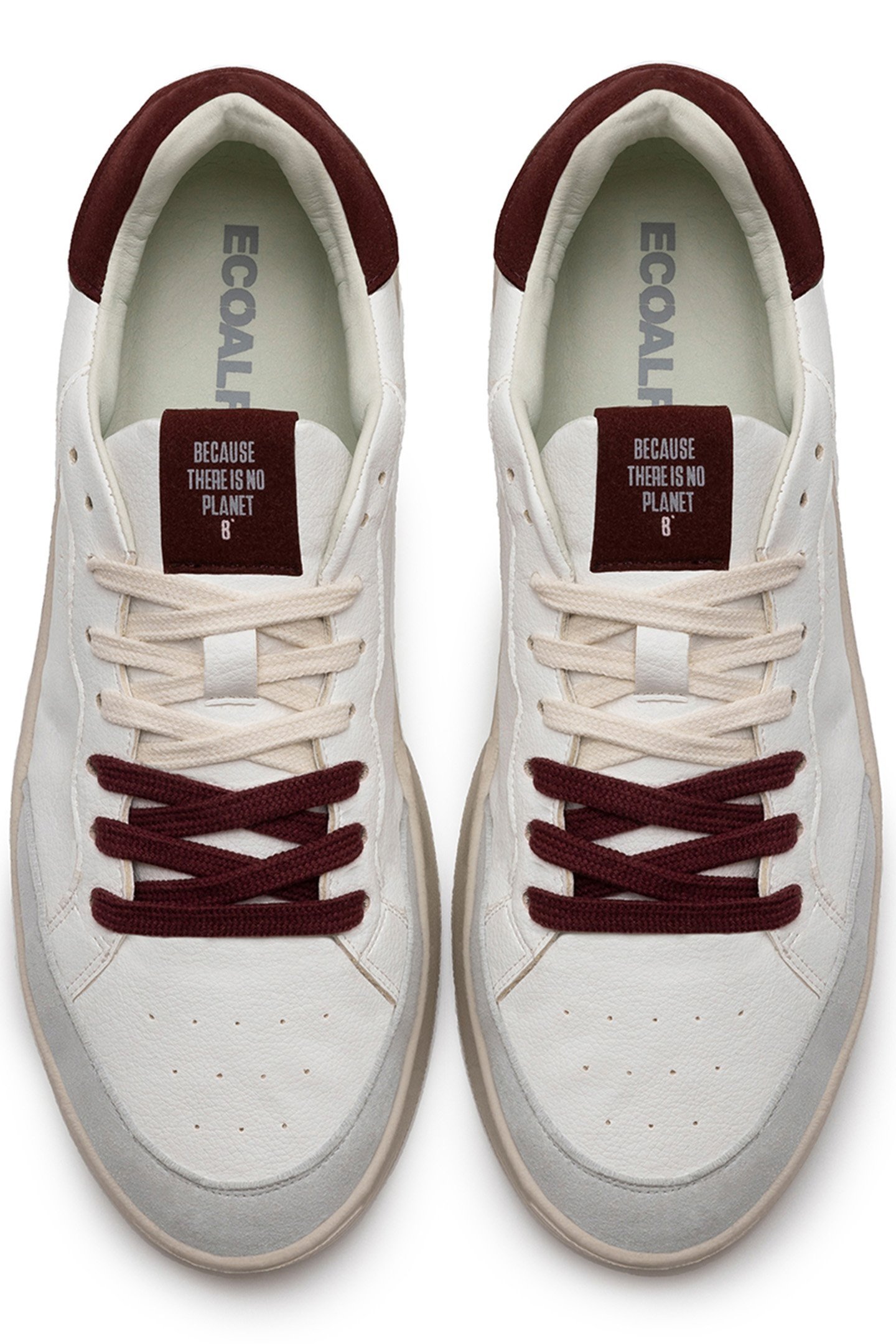 ARALALF SNEAKERS OFF WHITE/BURGUNDY 2