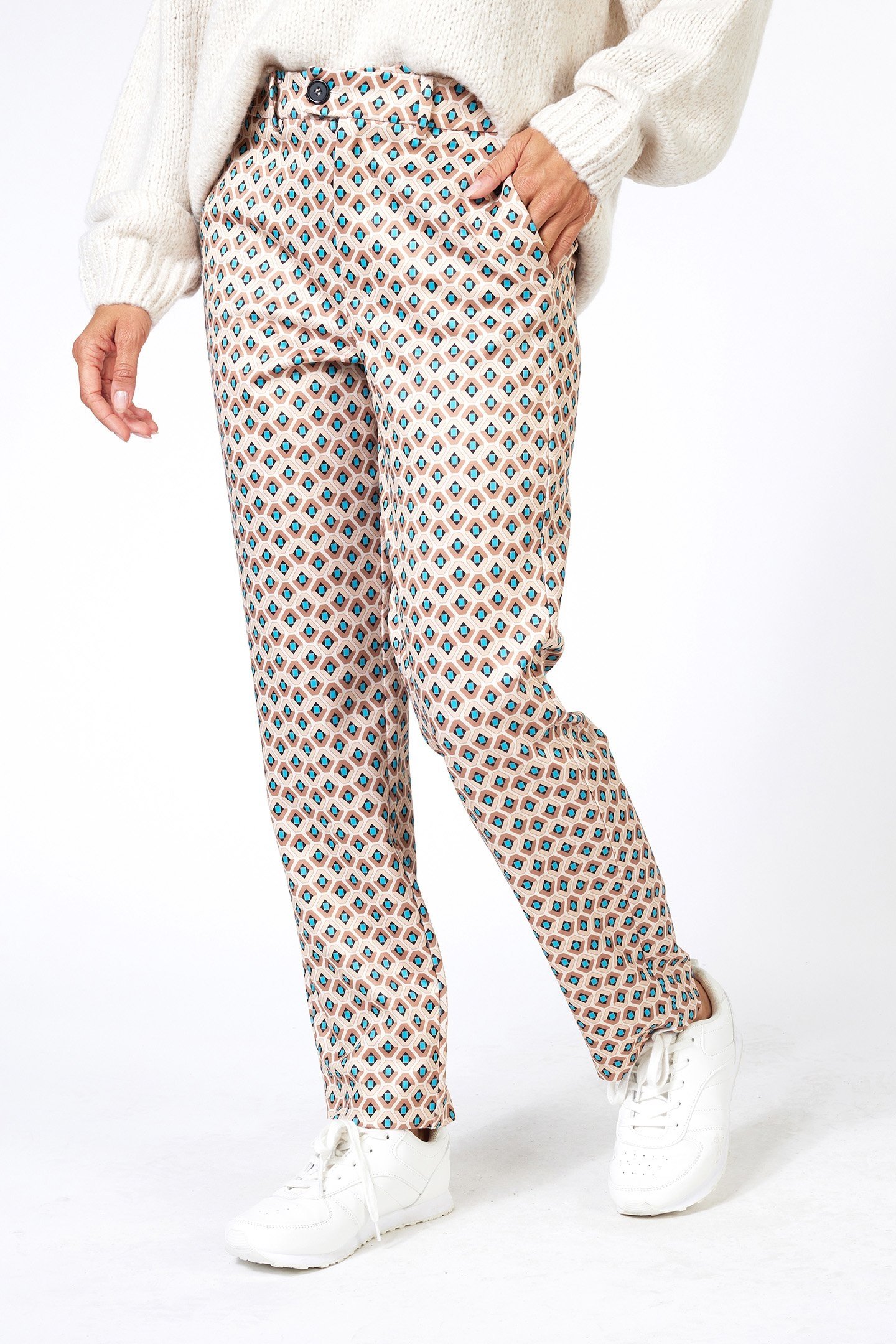 TROUSERS CHINO GRAPHIC ROOTS PRINT 1