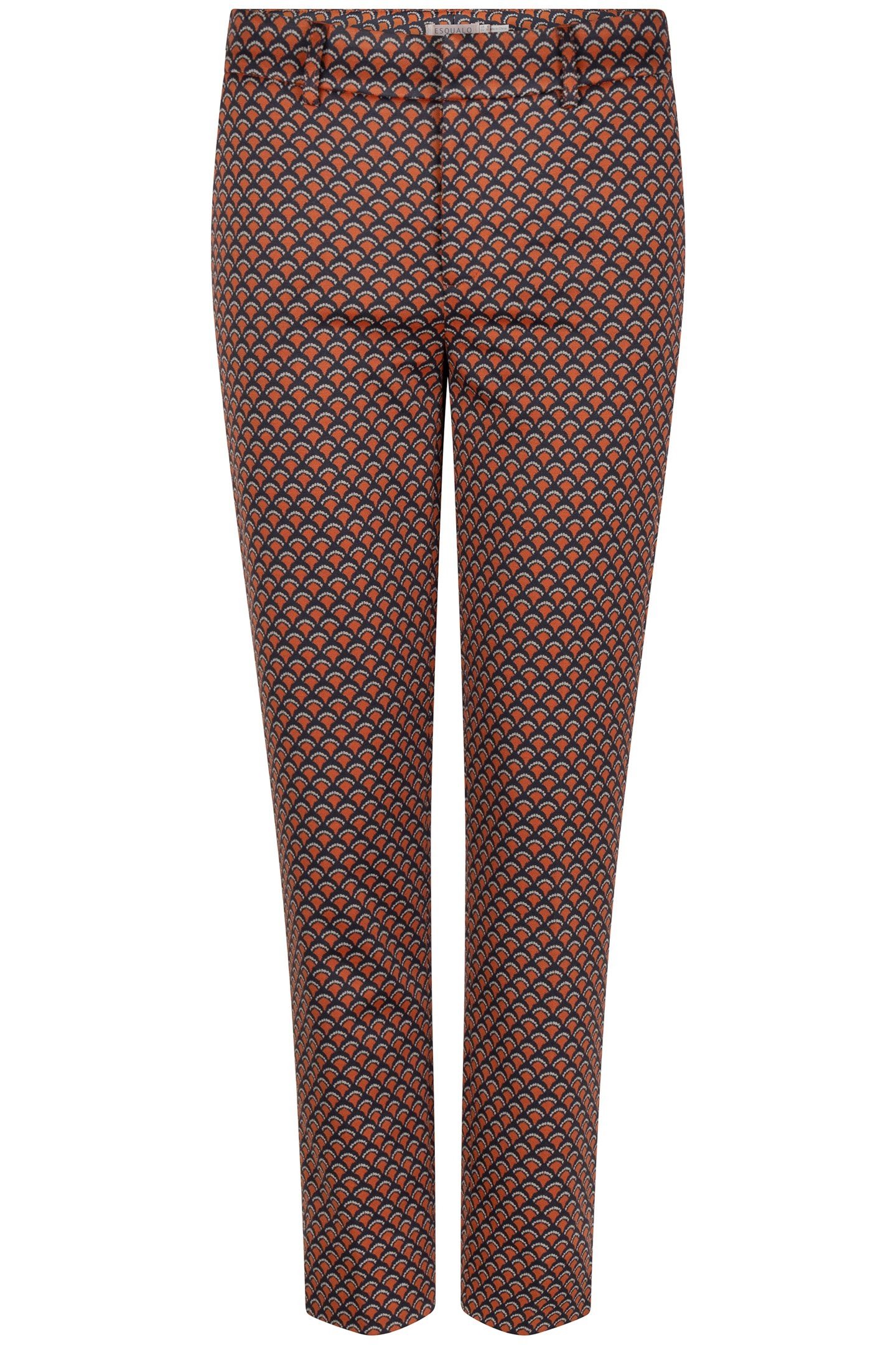 TROUSERS CHINO SCALLOPED PRINT PRINT 5