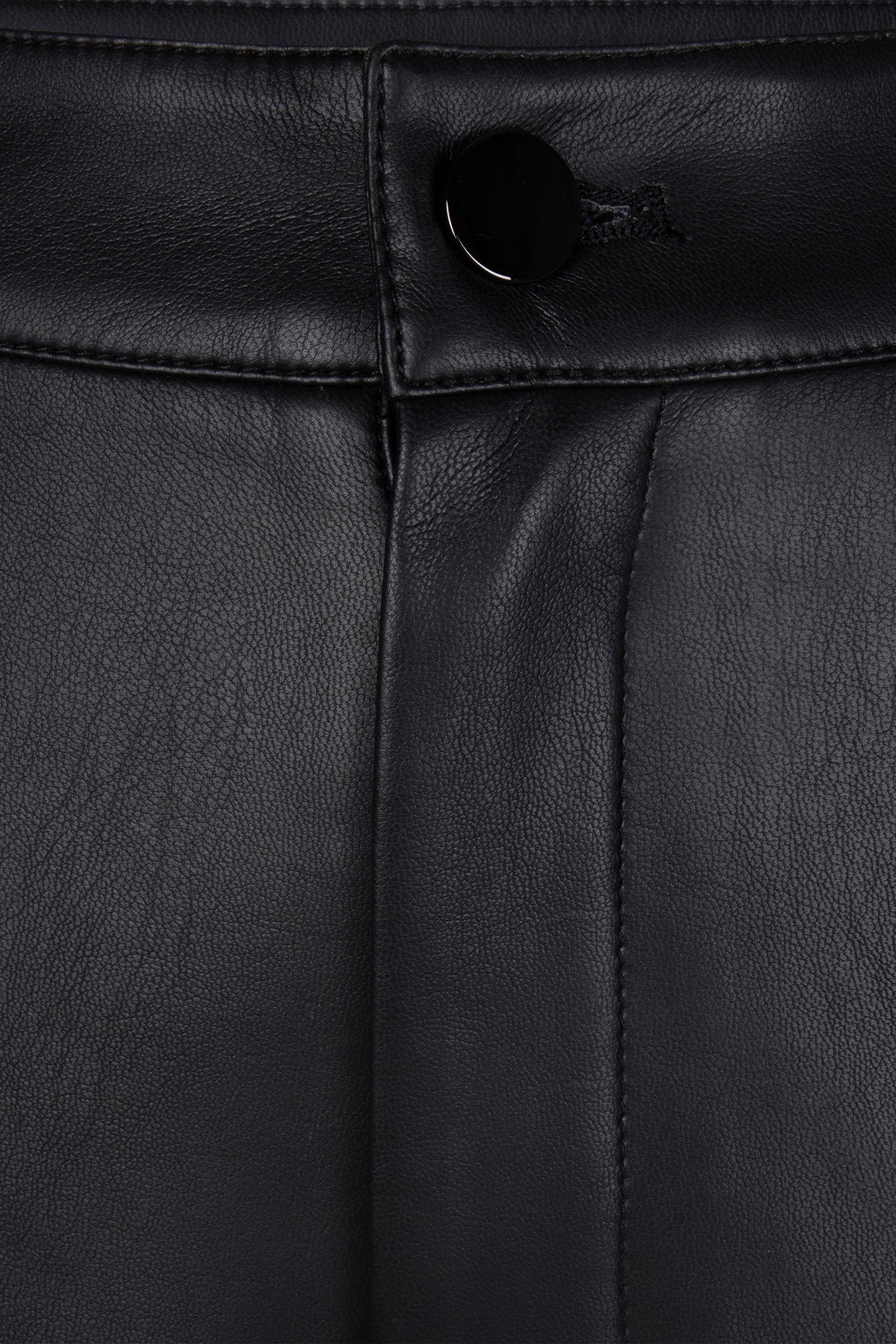 TROUSERS BUTTON CLOSURE PU BLACK 5